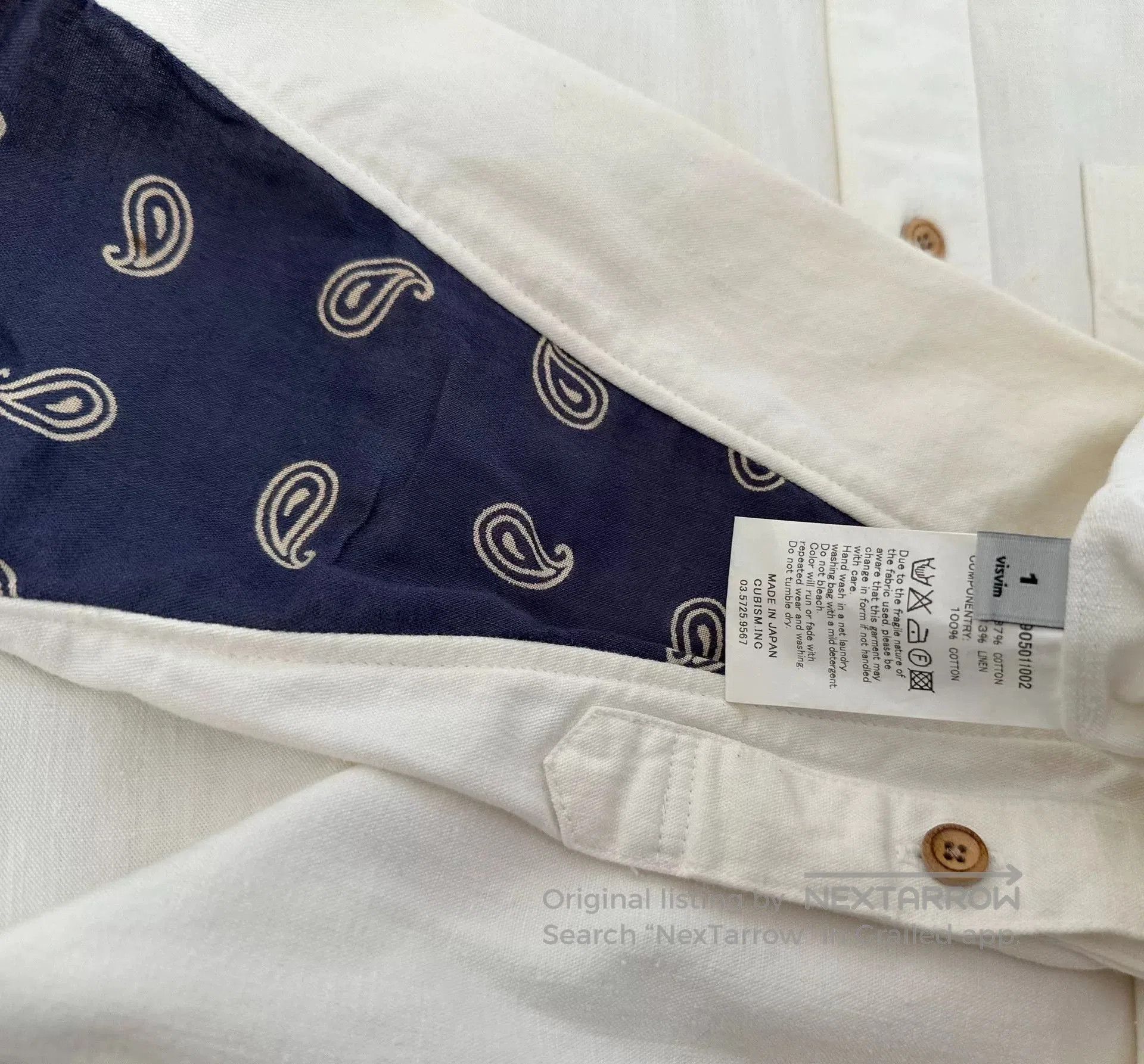 Visvim visvim albacore shirt with bandana details. Size US S / EU 44-46 / 1 - 3 Thumbnail