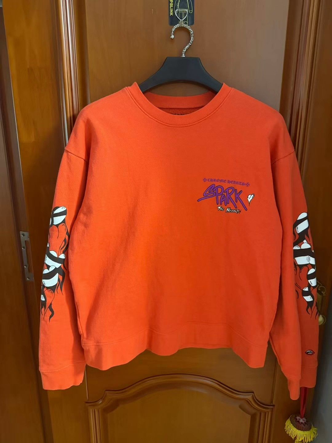 Chrome Hearts Matty Boy Collaboration Sweatshirt in Orange Size US L / EU 52-54 / 3 - 1 Thumbnail