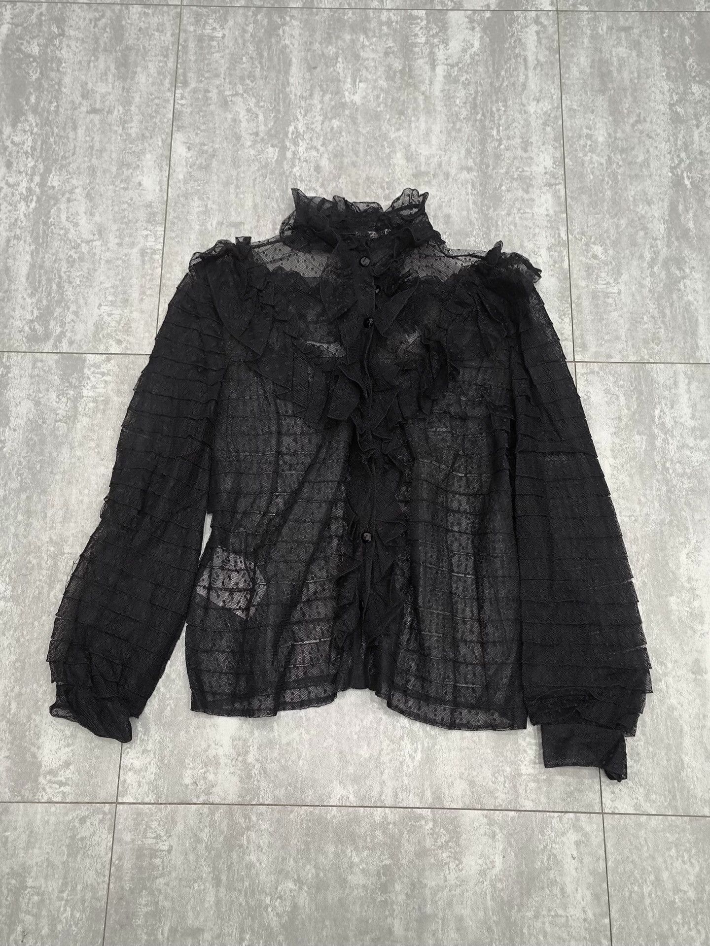 Miu Miu Miu Miu Black Button Up S Women Size S / US 4 / IT 40 - 1 Thumbnail