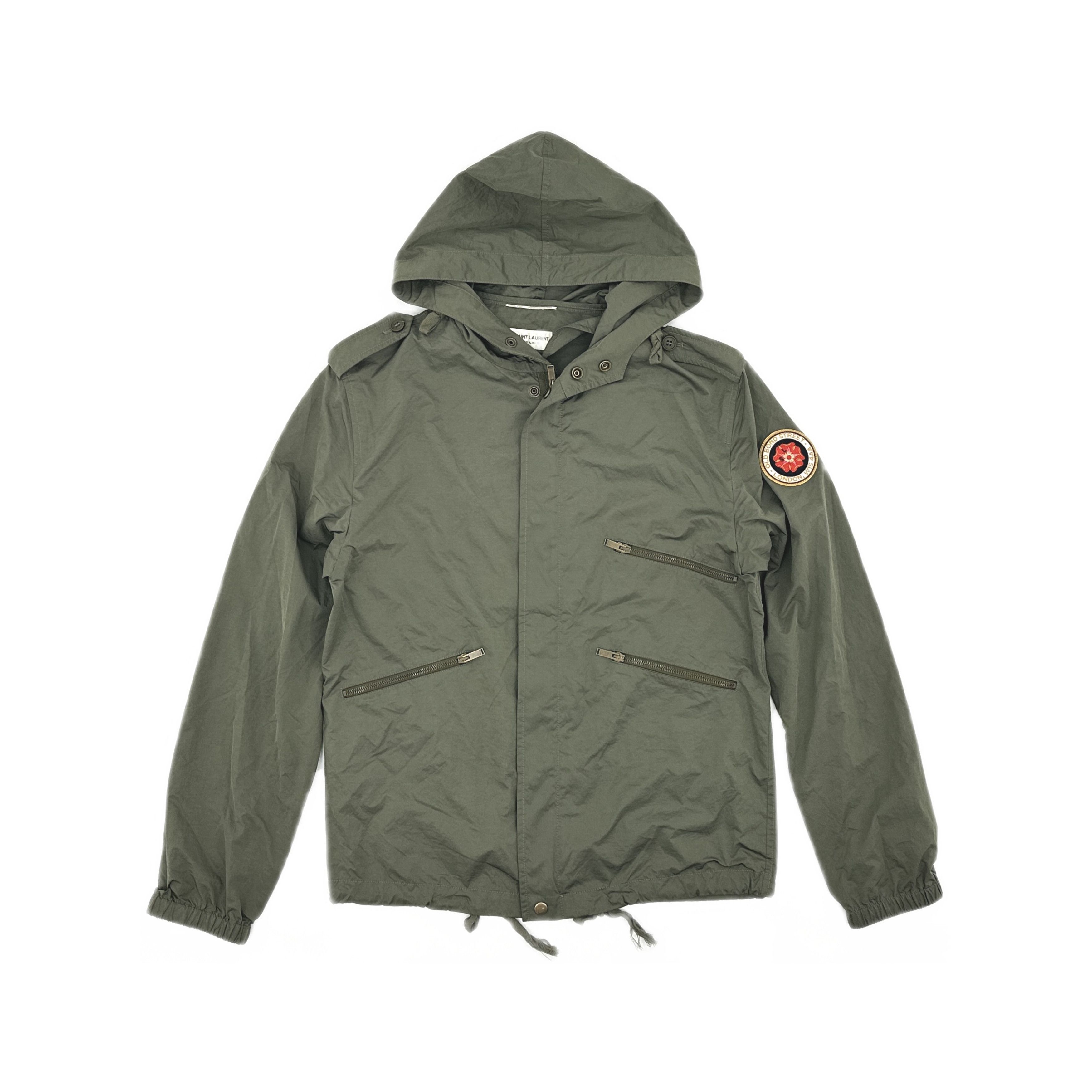 Saint Laurent Paris Saint Laurent Patch Hooded Jacket Size 46 Size US S / EU 44-46 / 1 - 1 Thumbnail