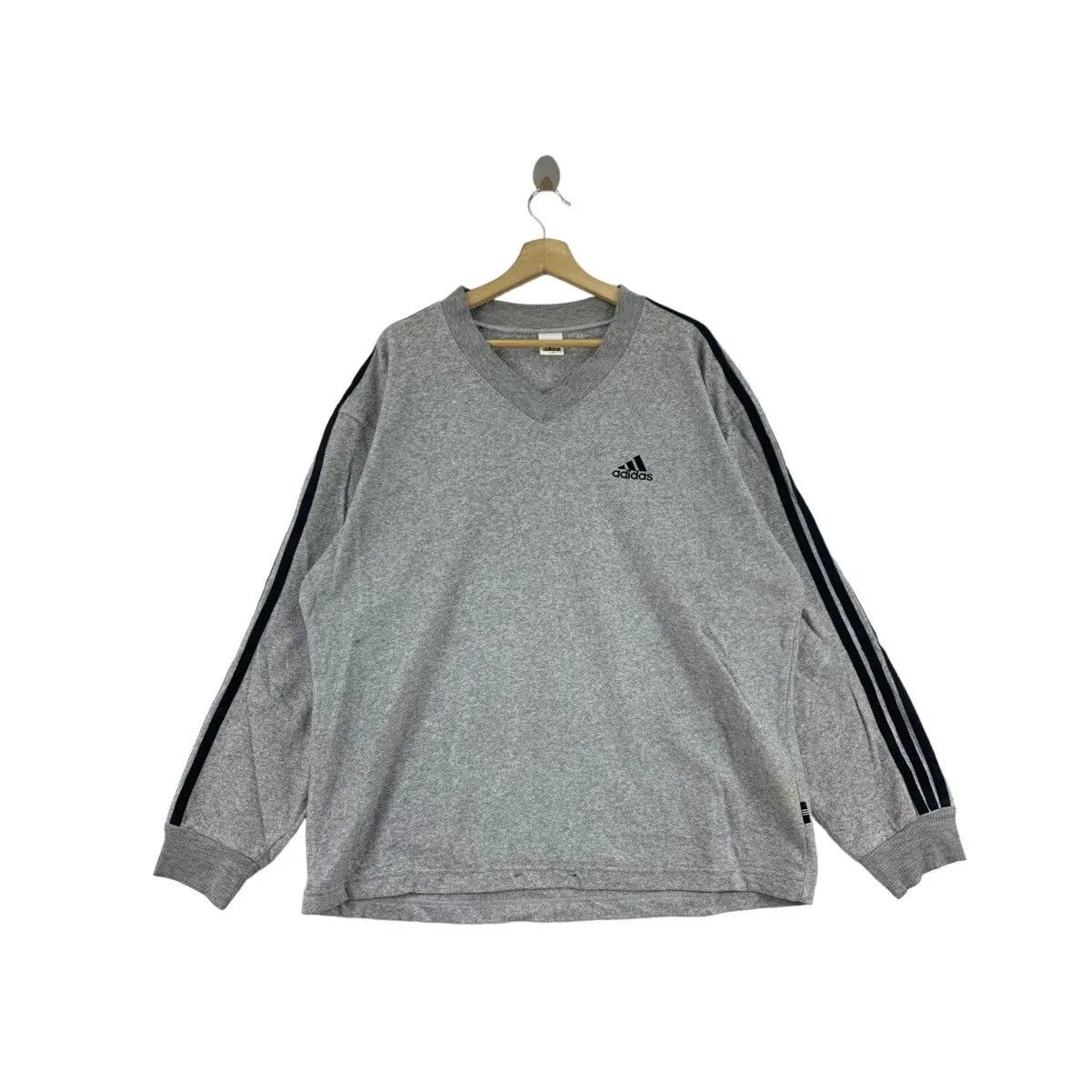 Adidas Vintage 90’ ADIDAS EQUIPMENT DESCENTE V Neck Size L / US 10 / IT 46 - 1 Thumbnail