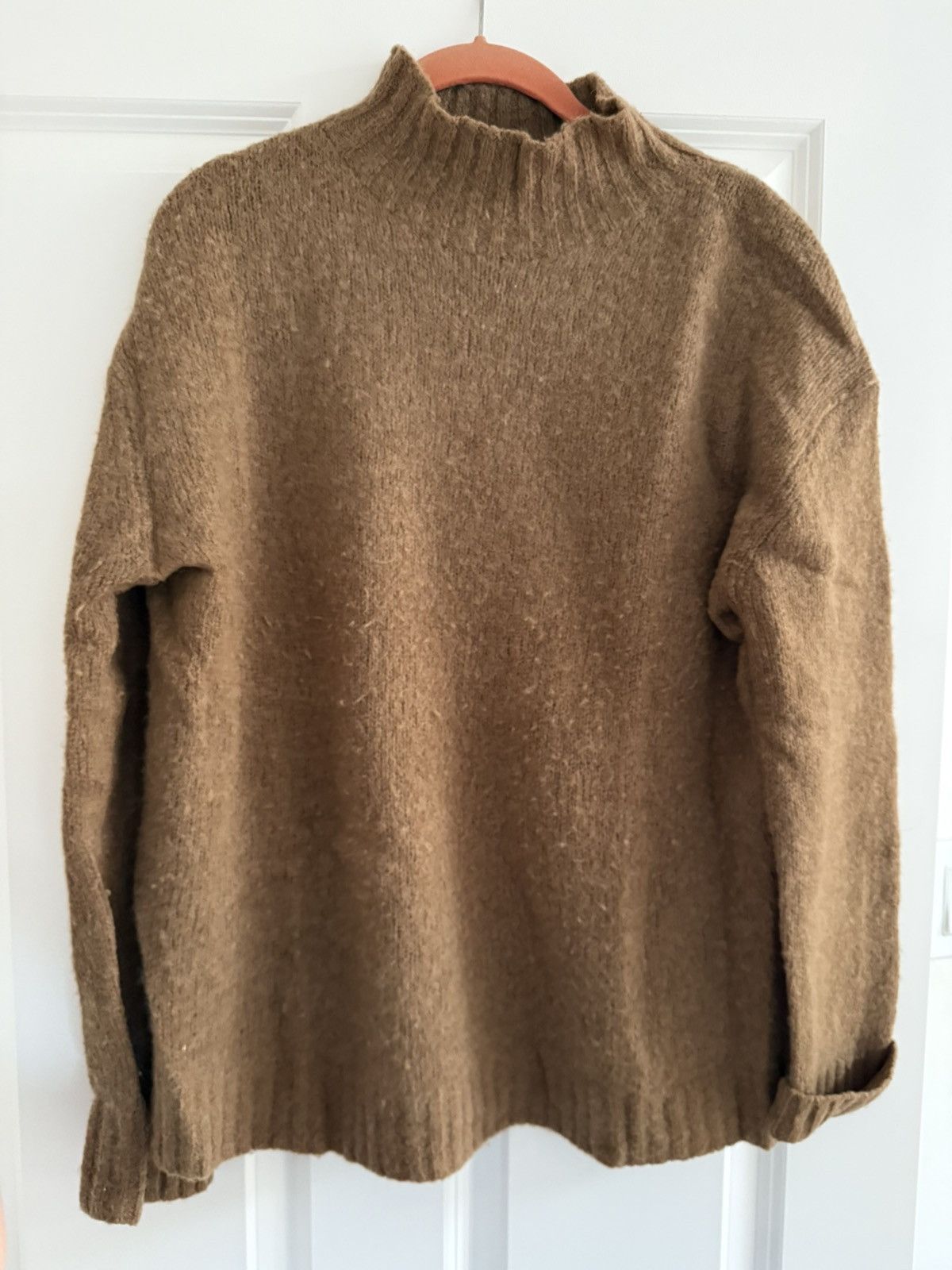 Other Jenni Kayne Women's Alpaca Mockneck Pullover Tan, Size M Size M / US 6-8 / IT 42-44 - 1 Thumbnail