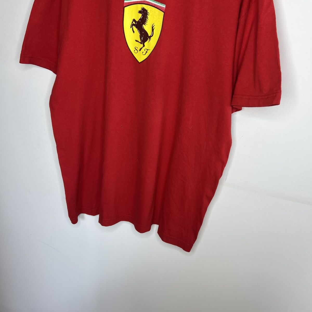Ferrari Ferrari Logo Crest T-Shirt Racing VTG 90s Cars Size US XL / EU 56 / 4 - 3 Thumbnail