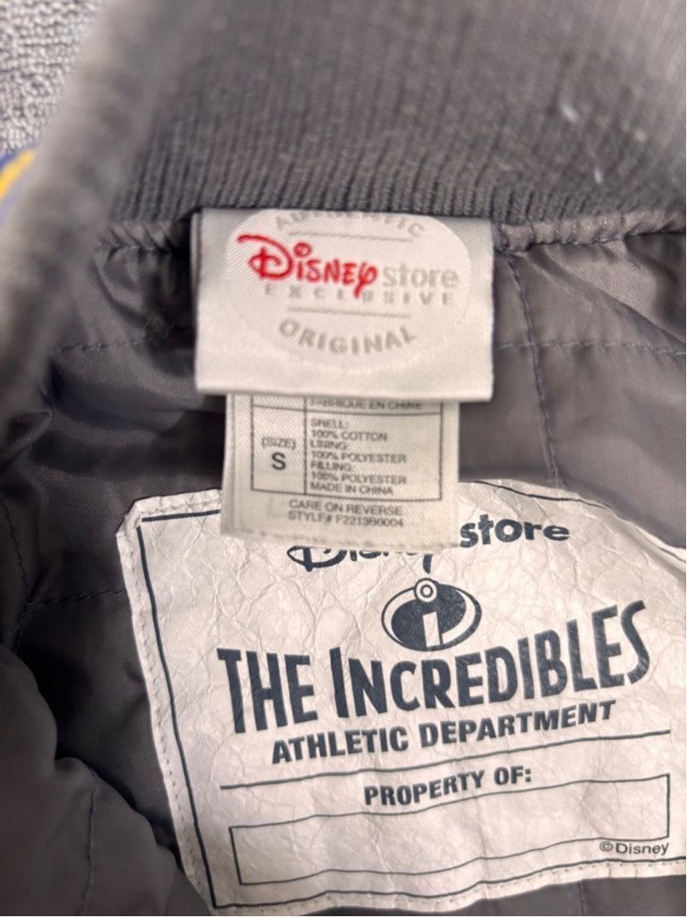 Disney Boys Disney The Incredibles Jacket, Size S, Gray & Blue Size US L / EU 52-54 / 3 - 11 Thumbnail
