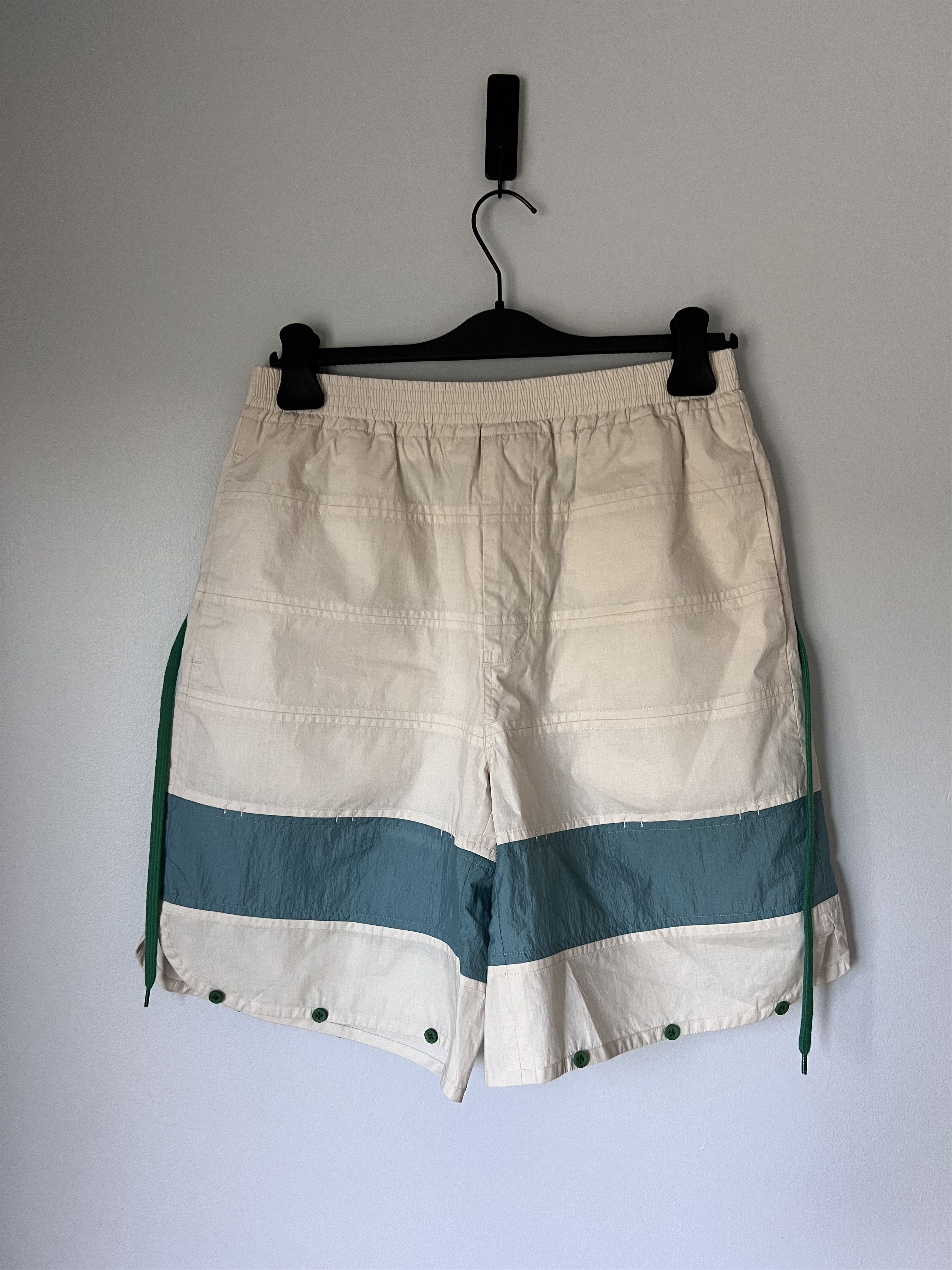 image of Craig Green Barrel Shell Shorts In Cream, Men's (Size 30)