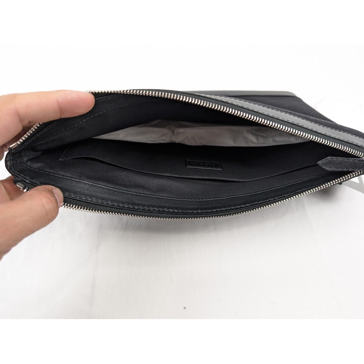 Balenciaga o1rshd1 Size: OS / Toile De Coton Navy Money Clip Case Noir Size ONE SIZE - 12 Thumbnail