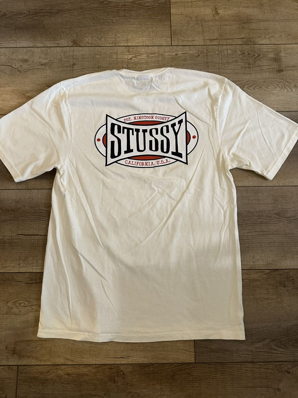Streetwear × Stussy Stussy Stones Pigment Dyed Rock T-Shirt (Rare 