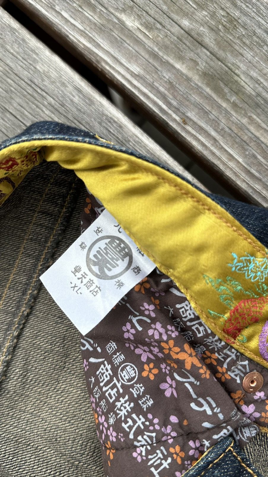 Japanese Brand × Vintage Embroidered Denim Size US 32 / EU 48 - 6 Thumbnail