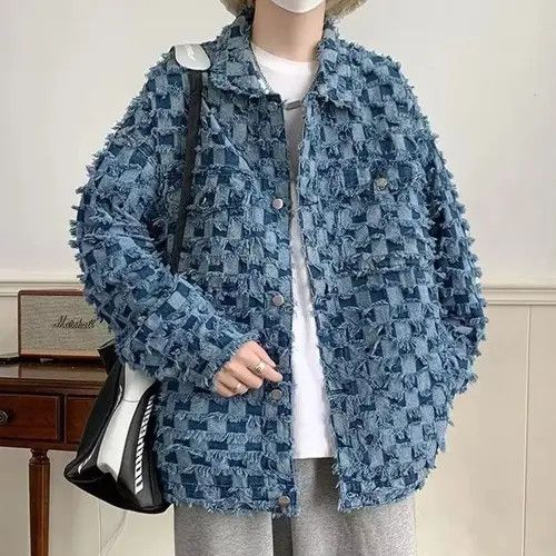 Ring Of Fire Vintage Jacket Harajuku Style Coat Fringe Korean Unisex Size US L / EU 52-54 / 3 - 4 Thumbnail