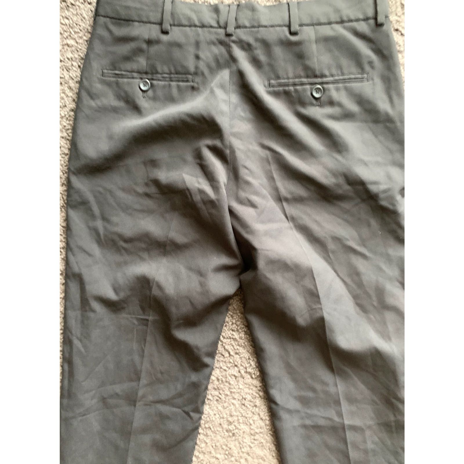 Kenneth Cole Kenneth Cole Reaction Pants Mens 32x32 Gray Straight Leg Trousers Dress Pant Size US 32 / EU 48 - 6 Thumbnail