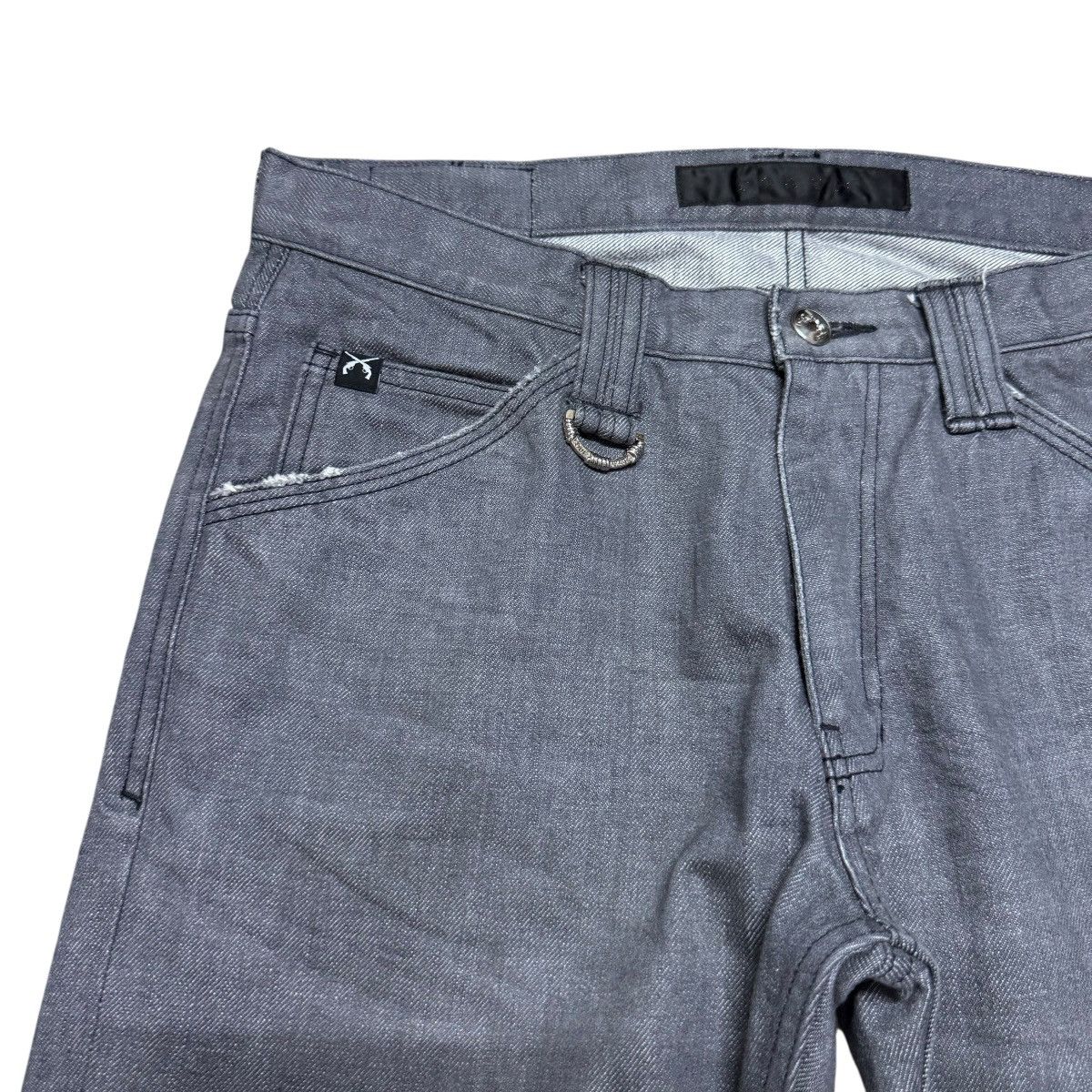 roarguns Roarguns Swarovski Grey Denim Jeans Size US 32 / EU 48 - 5 Thumbnail