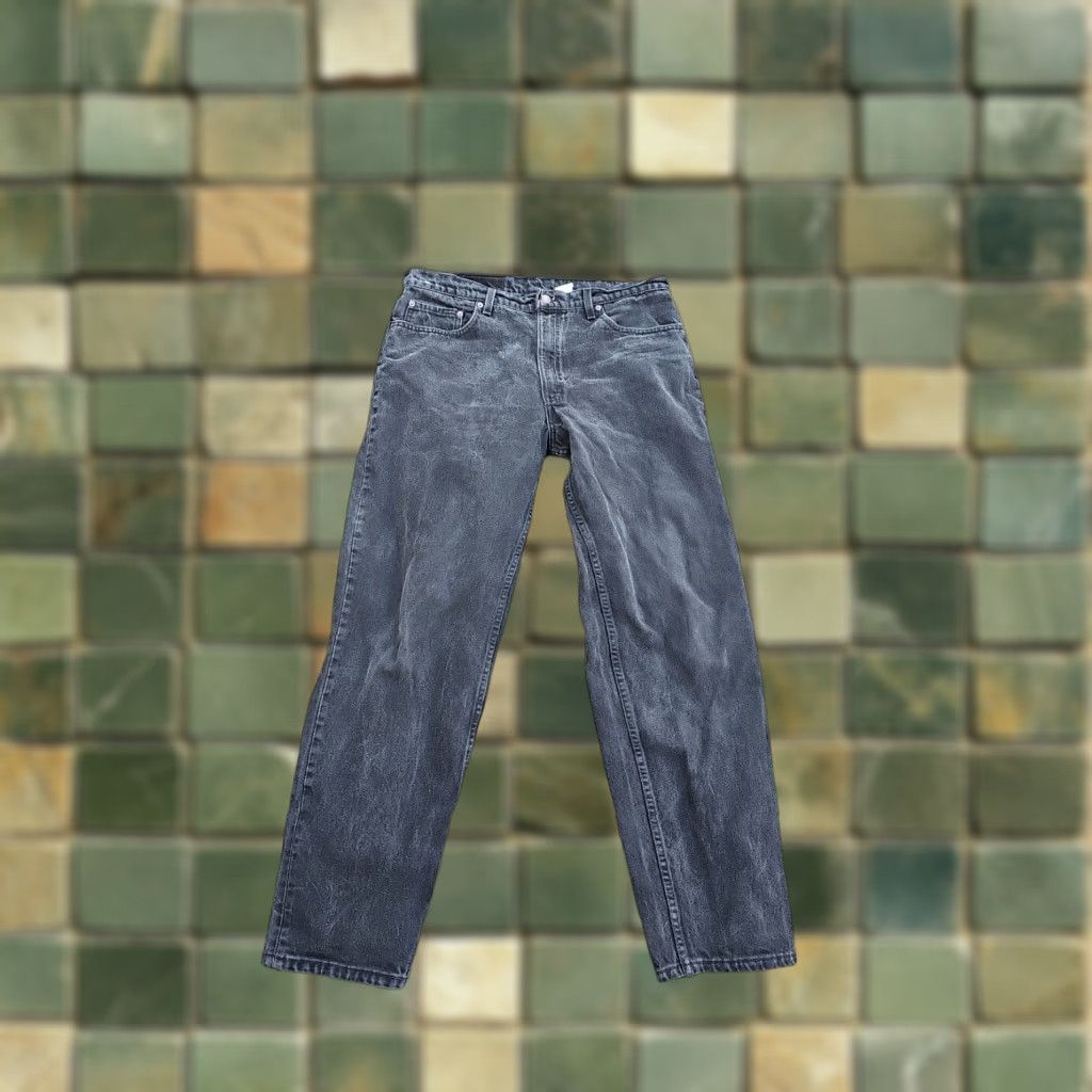 Levi's VINTAGE Levi’s 505 Jeans Pants Regular 38 X 32 Black 5-Pocket Design Mens Wide Range Distressed Not N/A Size US 38 / EU 54 - 1 Thumbnail