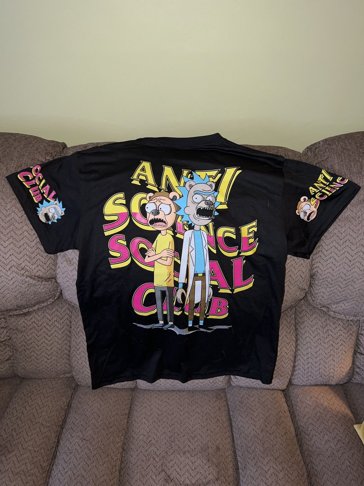 Hypebeast Fresh Laundry Anti Science Social Club Tee Size US L / EU 52-54 / 3 - 3 Thumbnail