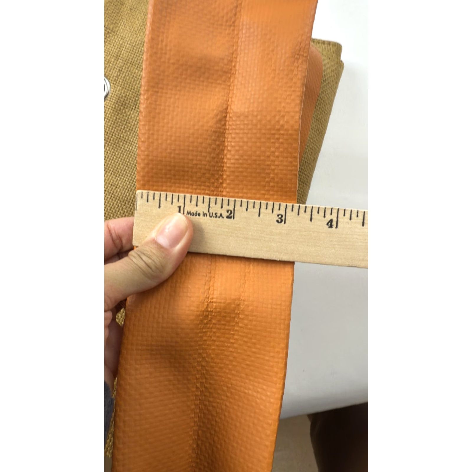 Tommy Bahama Tommy Bahama Tote Bag Womens Large Tan Orange Jute Vegan Leather Shoulder Beach Bag Womens Large Tan Orange Jute Vegan Leather Shoulder Beach Size ONE SIZE - 7 Thumbnail