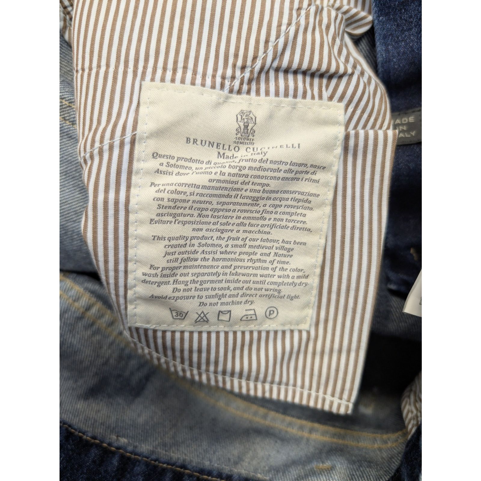 Brunello Cucinelli o1rshd1 Denim Jeans in Blue Size US 34 / EU 50 - 14 Thumbnail