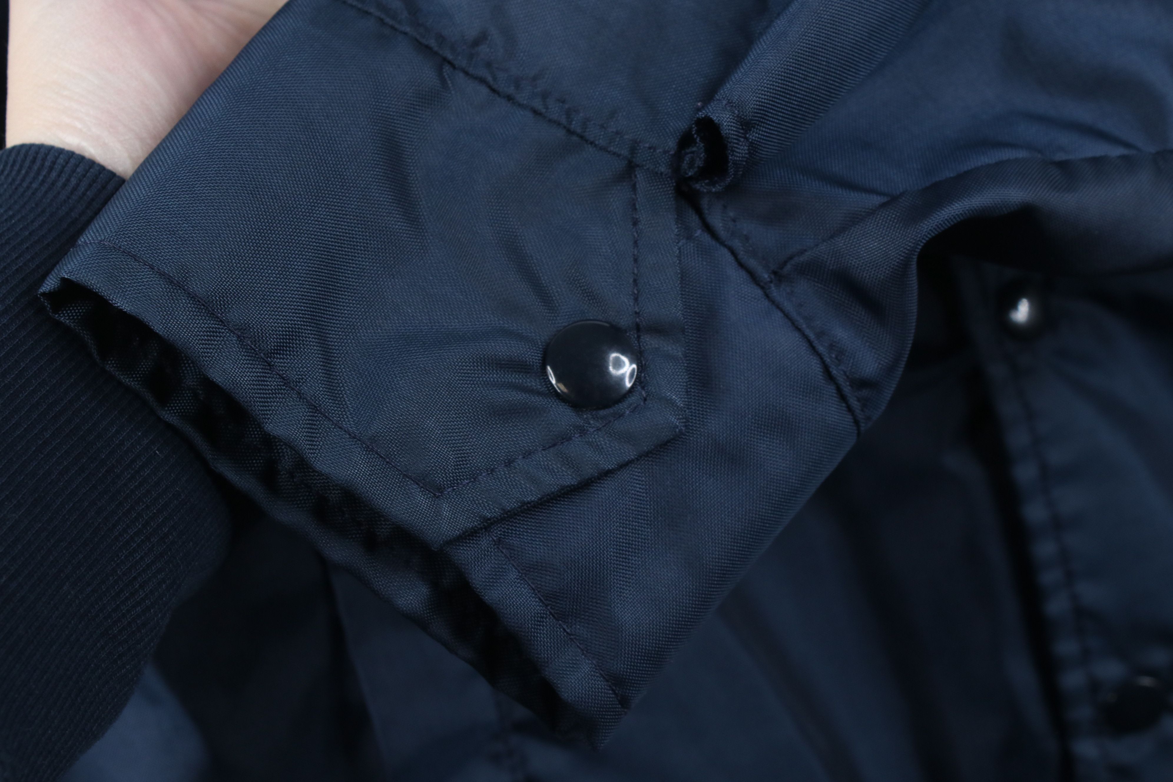 Vintage Vintage 70s Streetwear Windbreaker Jacket Navy Blue USA Size US L / EU 52-54 / 3 - 6 Thumbnail