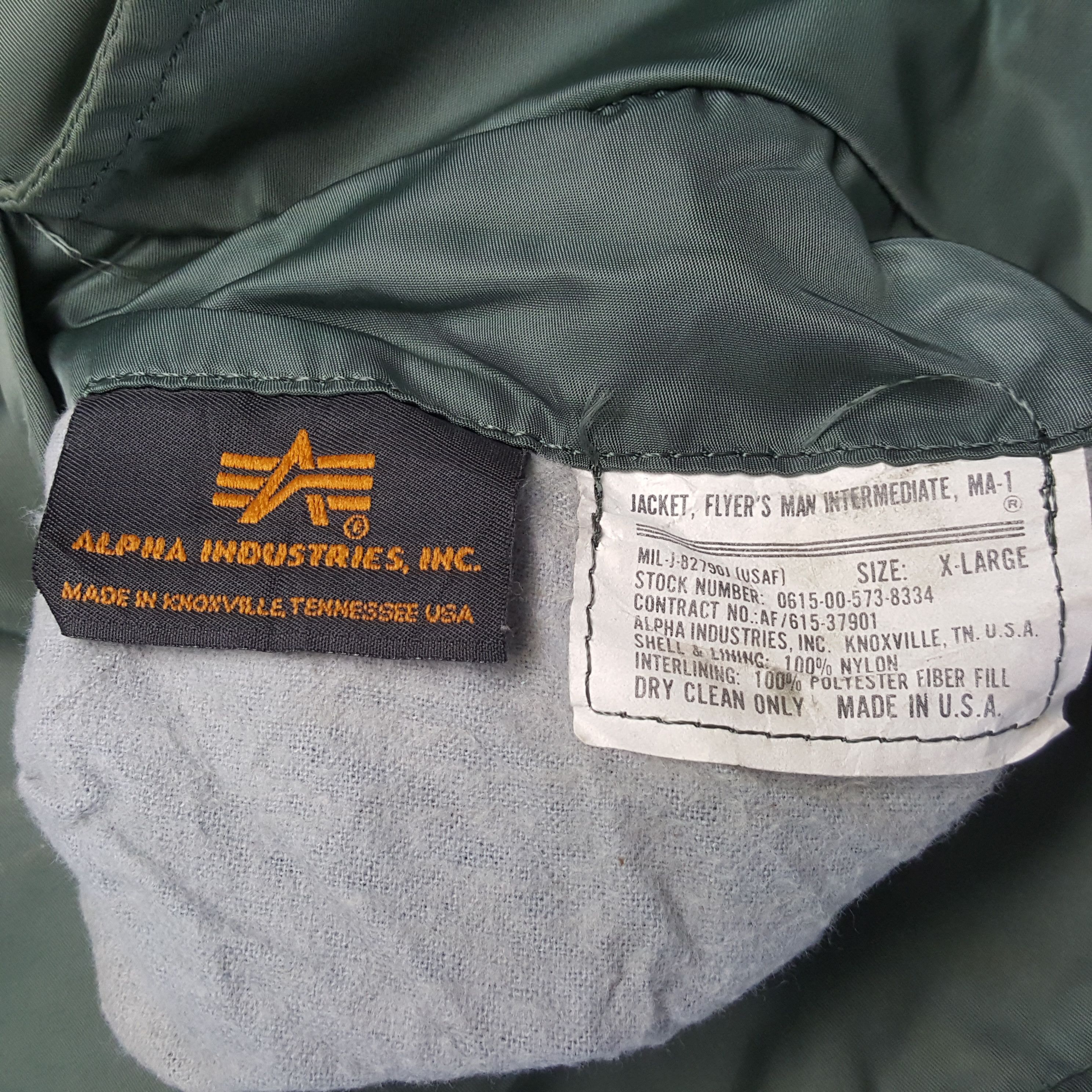 Alpha Industries Vintage Alpha Industries x Hysteric Glamour Custom Jacket 34 Size US XXL / EU 58 / 5 - 8 Thumbnail