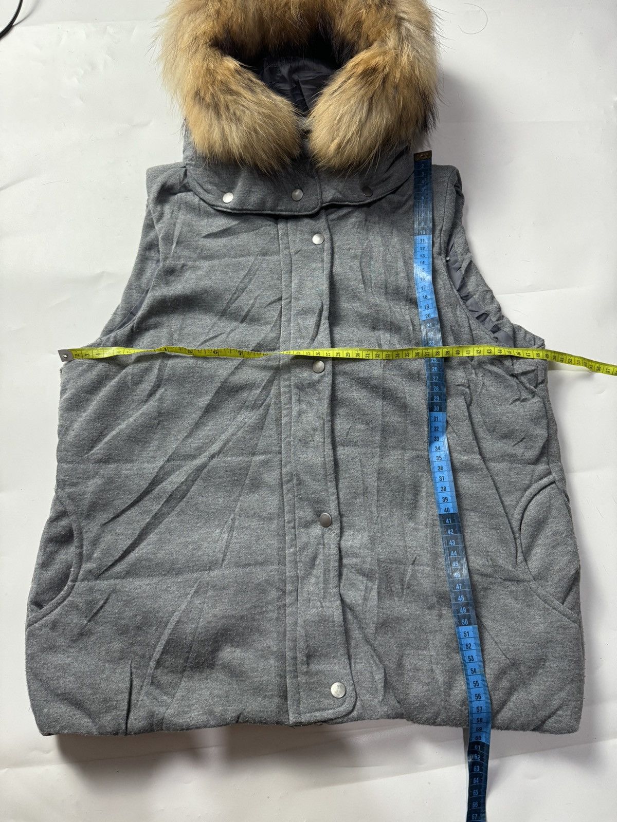 Japanese Brand Faux Fur Japanese Vest Hoodie Puffer Size US M / EU 48-50 / 2 - 5 Thumbnail