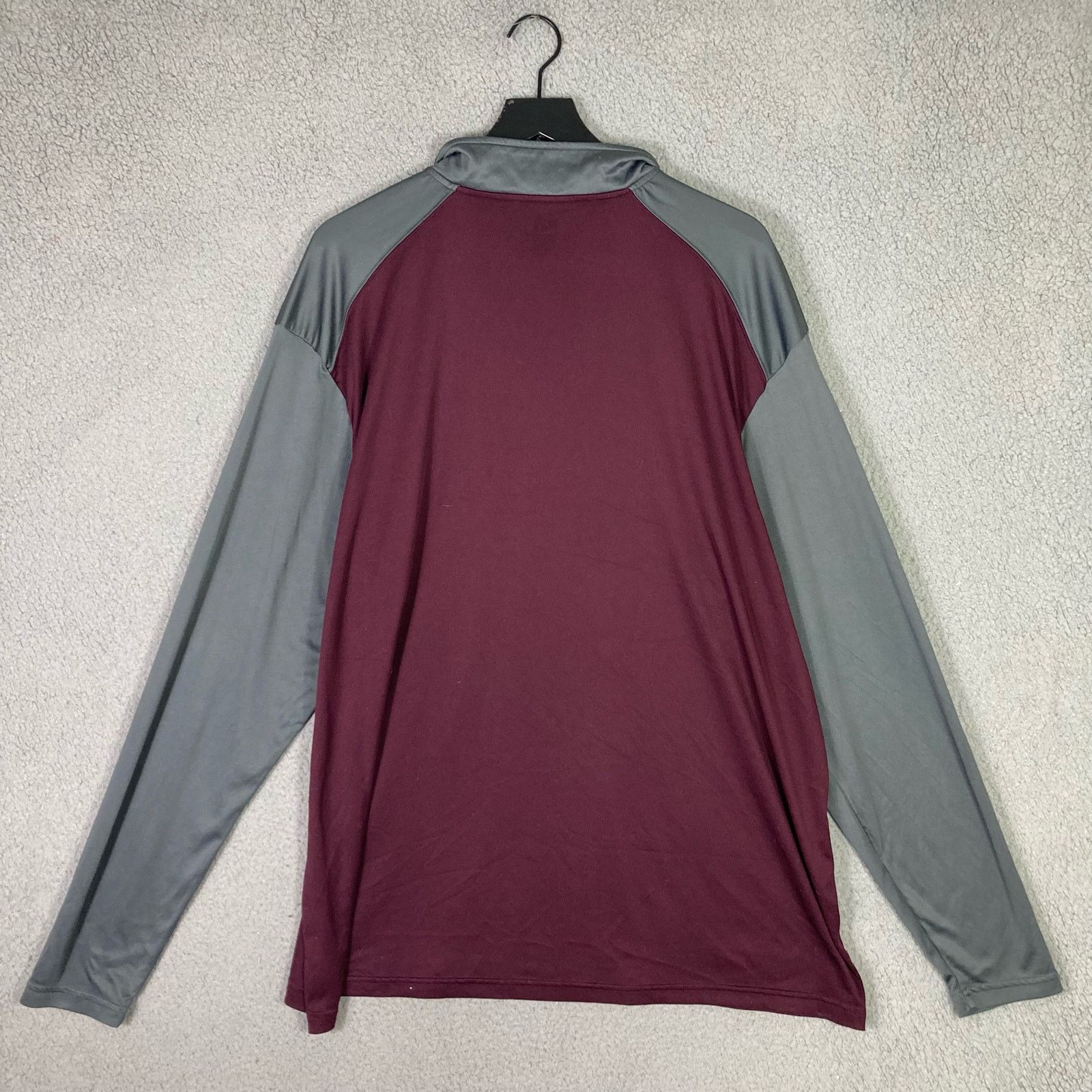 Other Men's Colosseum Denso Maroon/Gray Quarter-Zip Jacket Sz XXL Size US XXL / EU 58 / 5 - 7 Thumbnail
