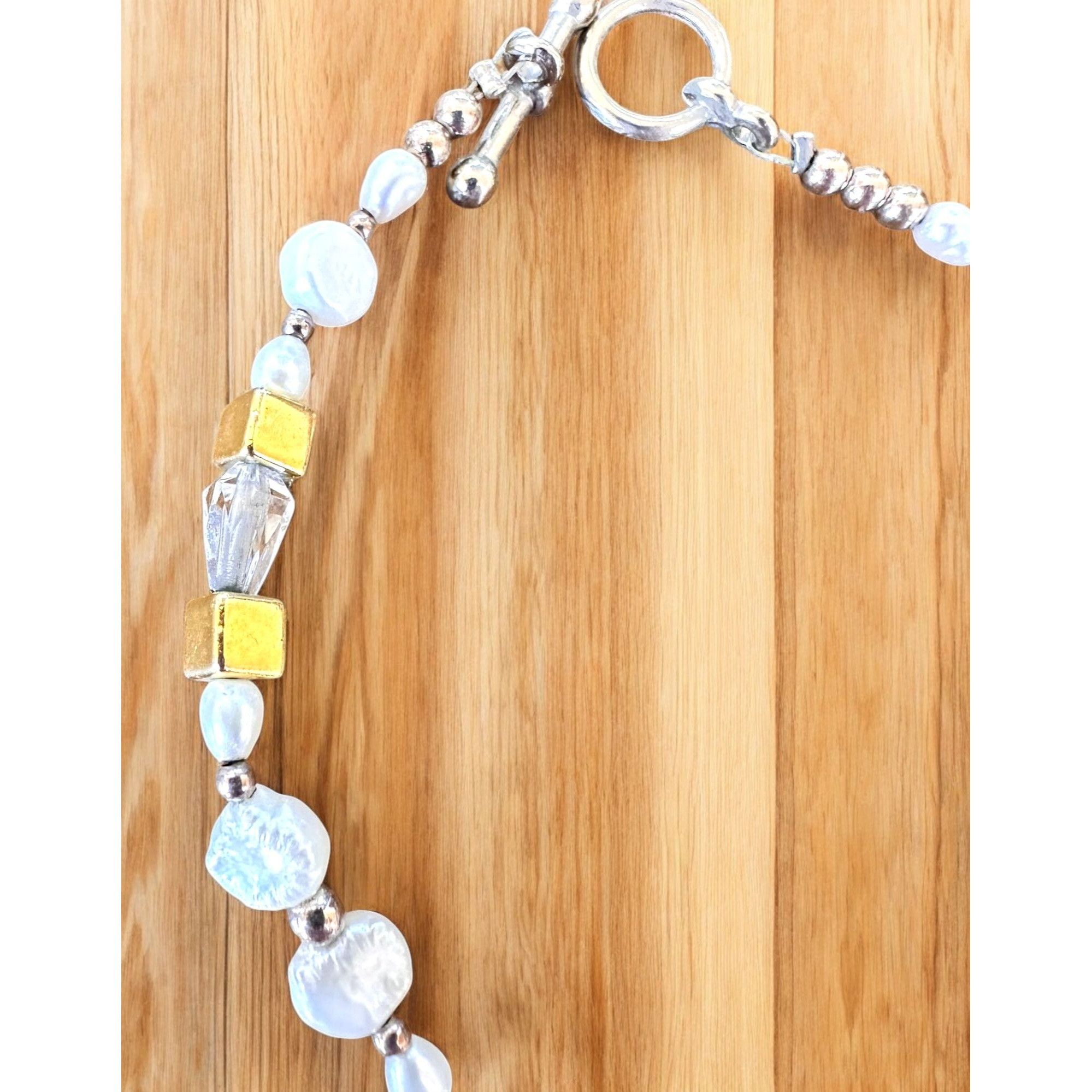 Handmade VTG Handmade Freshwater Pearl Bracelet Tammy Birthday Annive Size ONE SIZE - 6 Thumbnail