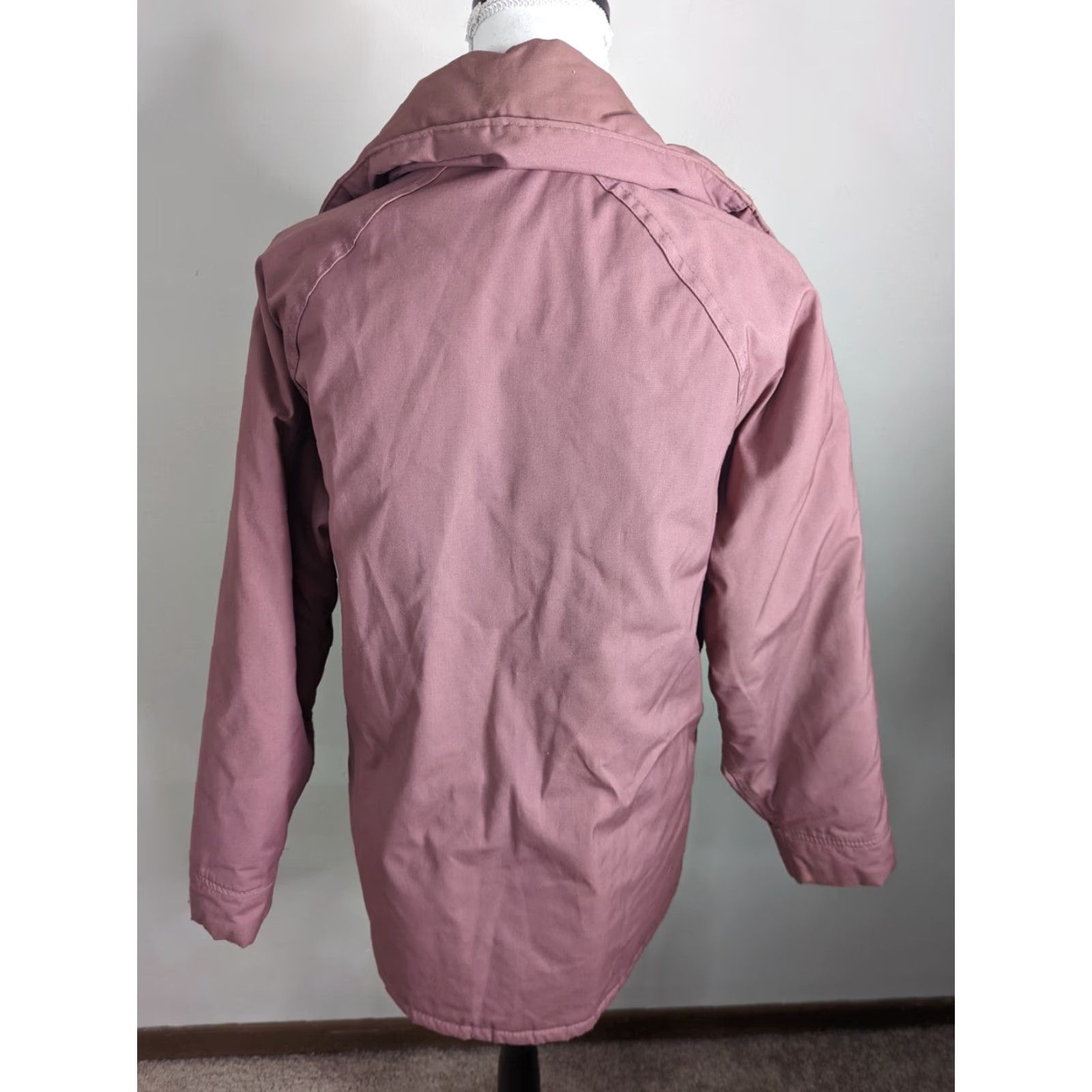 Vintage VINTAGE Woolrich Jacket Coat Sz L The Woolrich Woman Pink Plaid Cotton Blend Lined Wool Blend USA 42 Bust 28 Length 40 Waist Womens Size L / US 10 / IT 46 - 3 Thumbnail