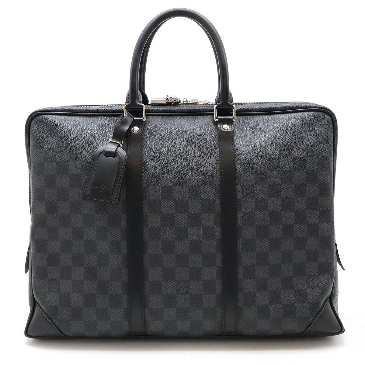 Louis Vuitton Louis Vuitton Louis Vuitton Damier Graphite Business Bag Briefcase N41125 Canvas Business Bag N41125 in Good Condition Size ONE SIZE - 1 Thumbnail
