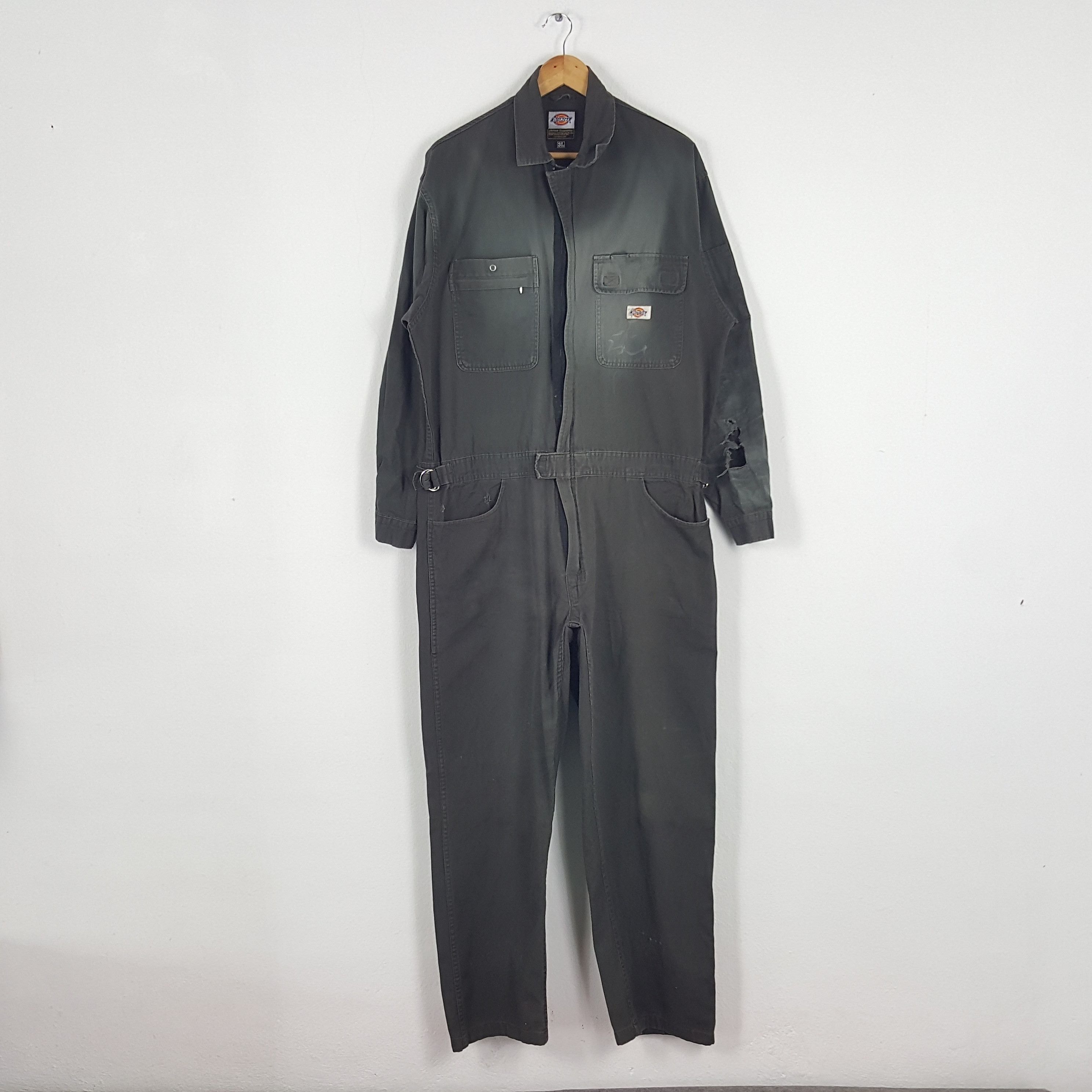 Dickies × Stussy × Vintage Vintage Dickies X Stussy American Custom Art Coverall Jacket Size US L / EU 52-54 / 3 - 4 Thumbnail