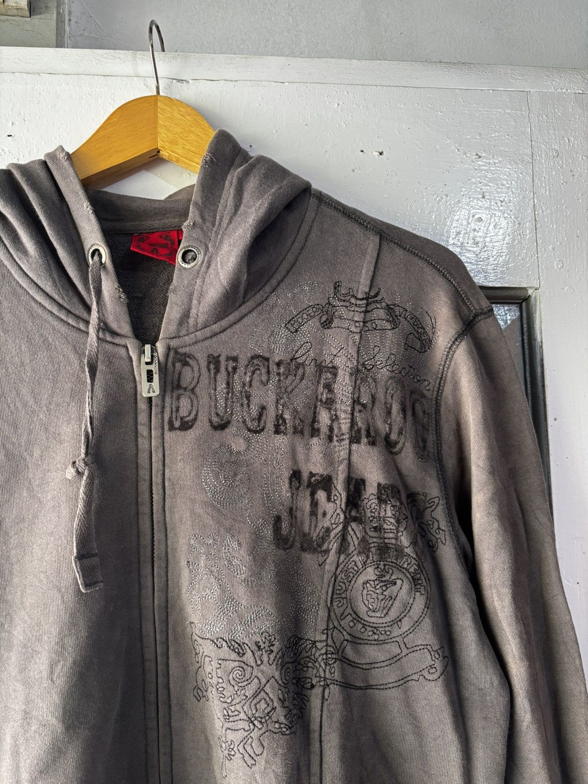 BUCKAROO Y2K Distressed BUCKAROO Zip hoodie Size US L / EU 52-54 / 3 - 2 Thumbnail