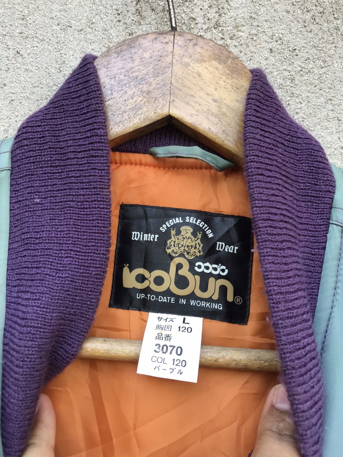 Vintage ICO BUN BOMBER ALPHA INDUSTRIES FADED JACKET WINTER WEAR Size US L / EU 52-54 / 3 - 6 Thumbnail