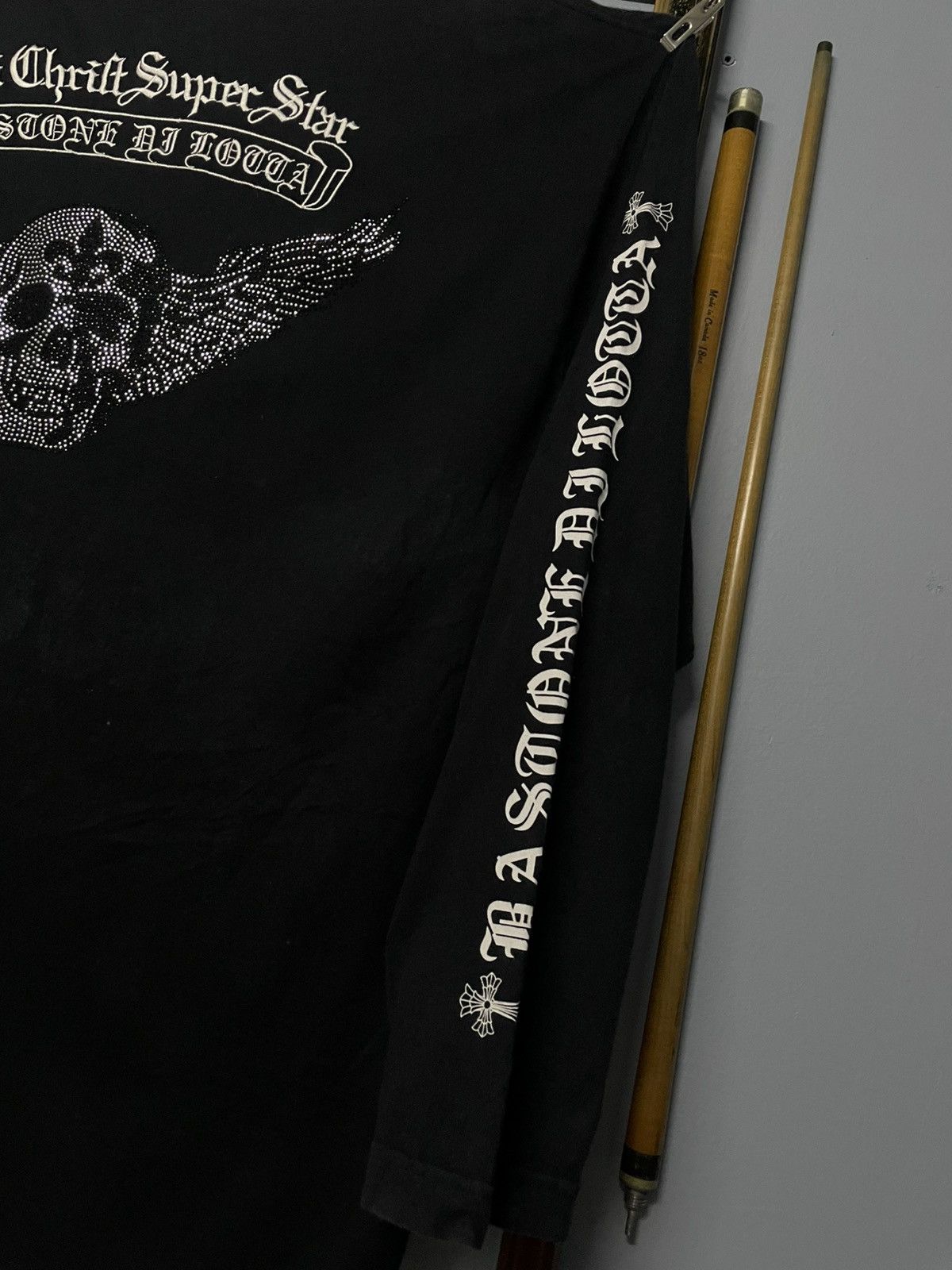 Affliction Vintage Japan Designer Bladlage AntiCraft Skull Longsleeve Size US XXL / EU 58 / 5 - 4 Thumbnail