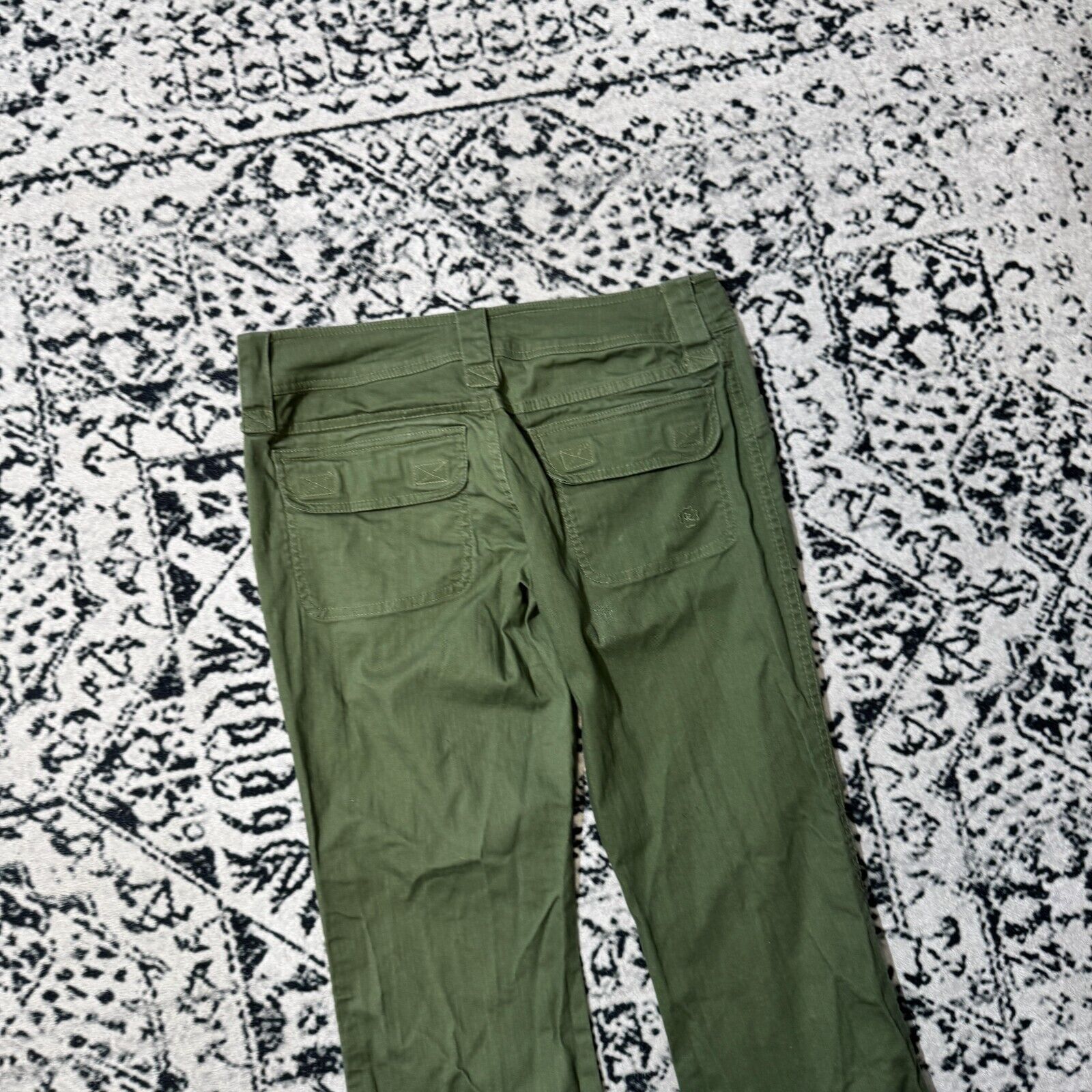 Vintage Vintage Unisex Khaki Green Cotton Cargo Pants Size M Size US 32 / EU 48 - 10 Thumbnail