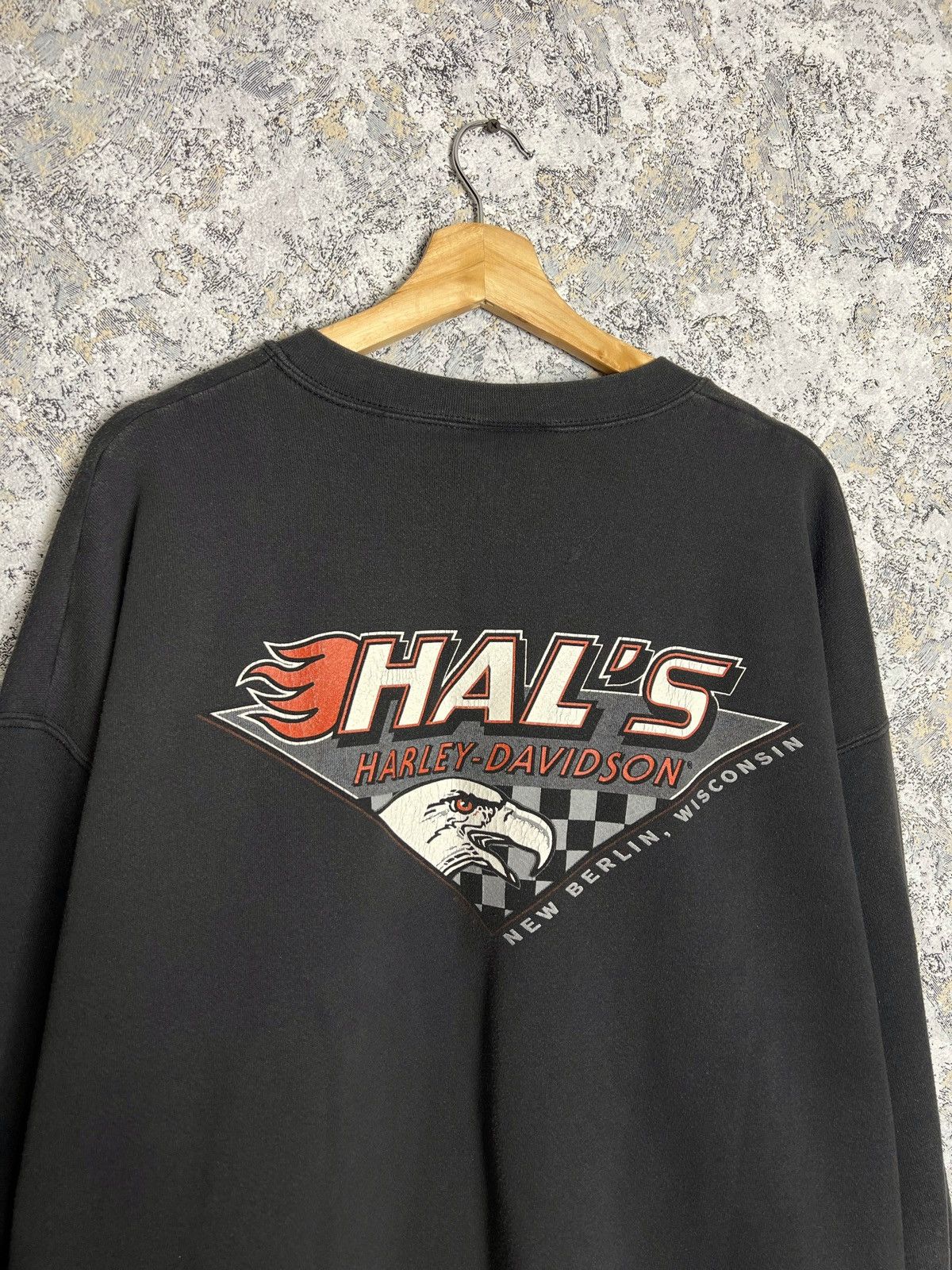 West Coast Choppers Vintage 20s Harley Davidson Crewneck Big Logo Sweatshirt USA Size US XXL / EU 58 / 5 - 3 Thumbnail