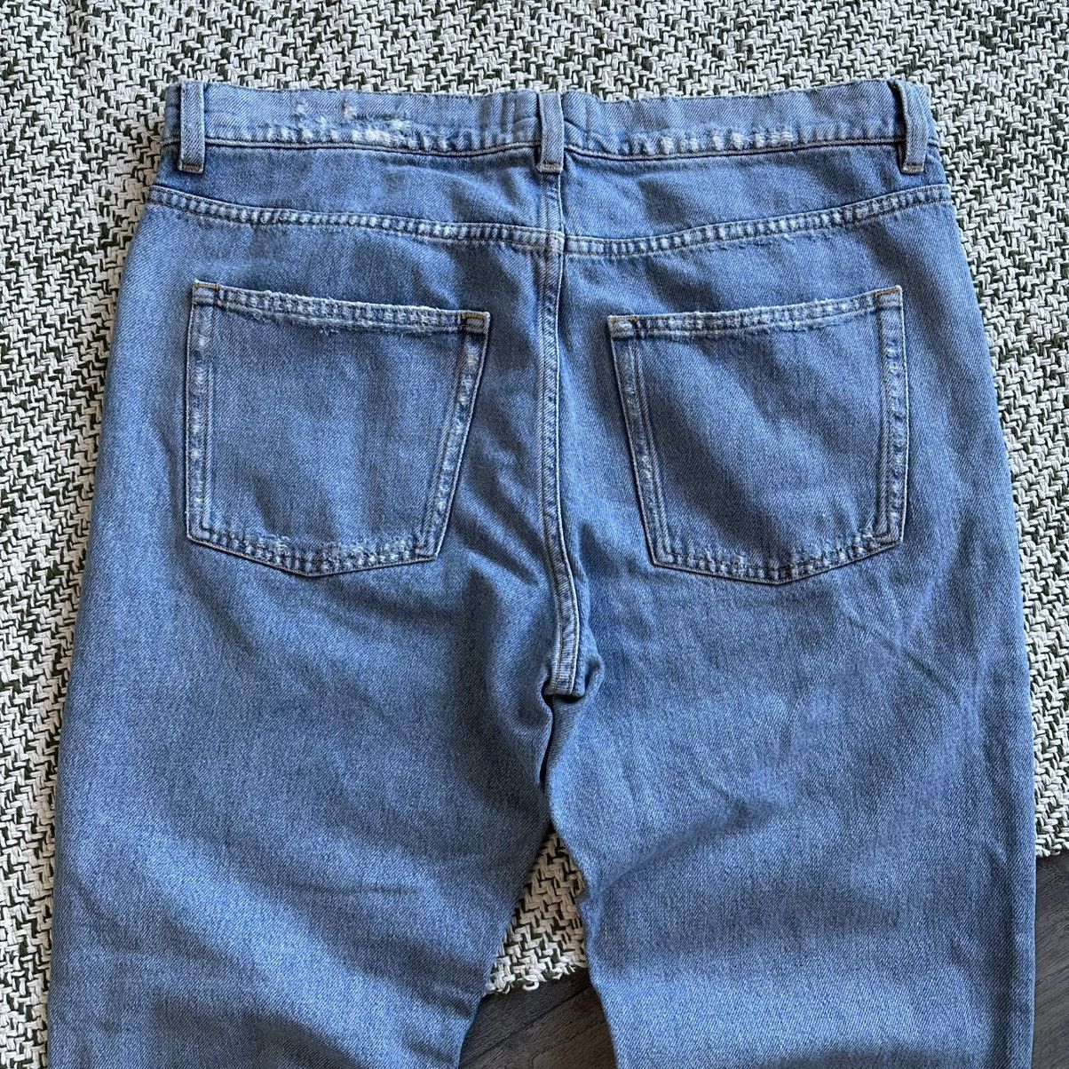 Acne Studios Acne Studios Boy Indigo Fray Light Wash Distressed Jeans Size 32" / US 10 / IT 46 - 9 Thumbnail