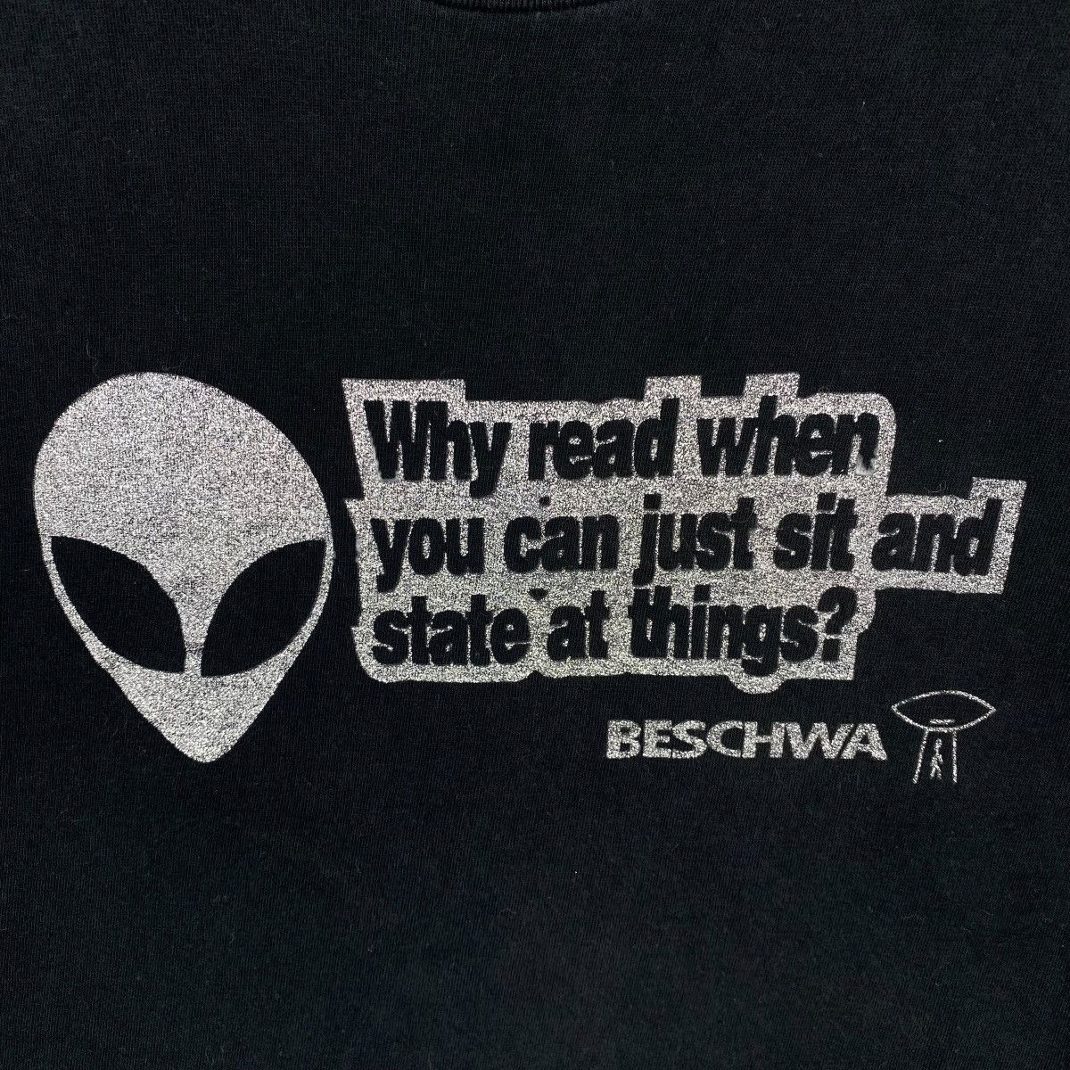 Alien Workshop Vintage 90's BESCHWA NEVADA Alien Workshop Skate Tee Shirt Size US M / EU 48-50 / 2 - 3 Thumbnail