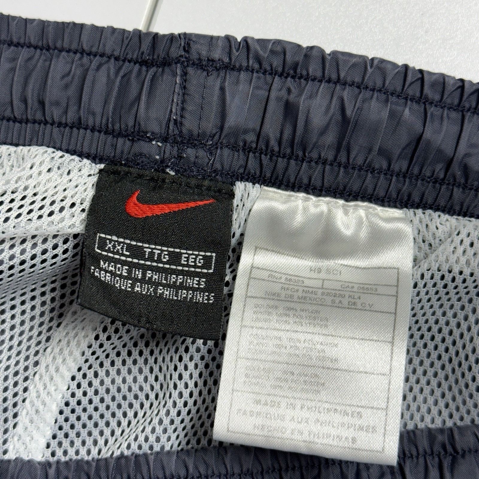 Nike Vintage 90s Nike Windbreaker Pants Mens 2XL Blue Mesh Lined Size US 43 - 5 Thumbnail