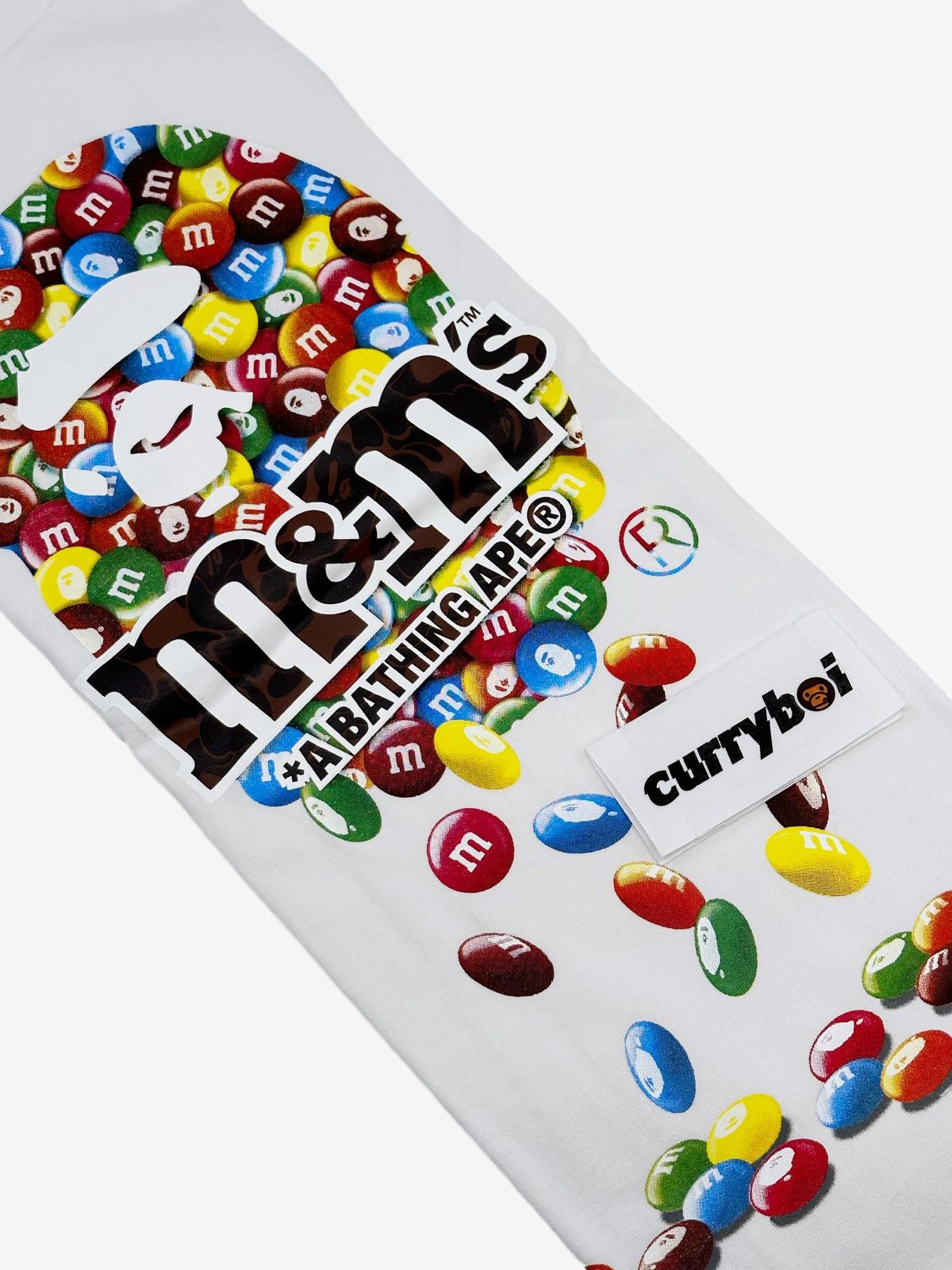 Bape BAPE x M&M's Ape Head Tee White Size US XL / EU 56 / 4 - 5 Thumbnail