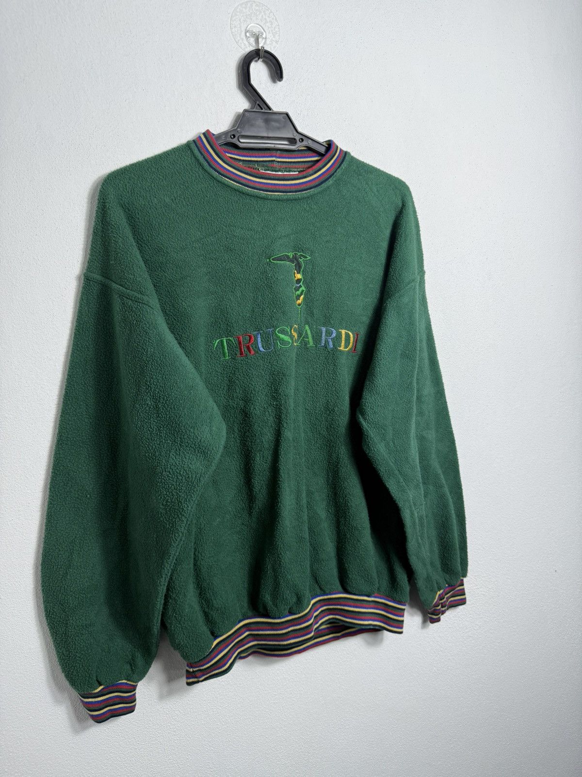Trussardi Vintage Italian Trussardi Green Made in Italy Size US M / EU 48-50 / 2 - 2 Thumbnail