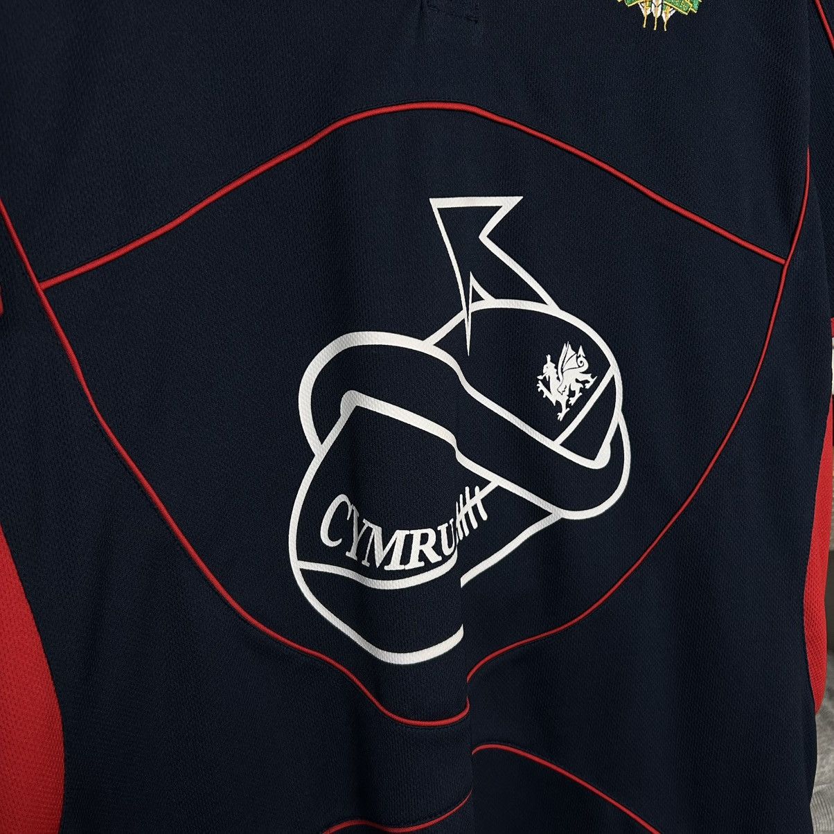 Vintage Vintage Manav Wales Rugny Big logo streetwear 2000’s jersey Size US L / EU 52-54 / 3 - 3 Thumbnail