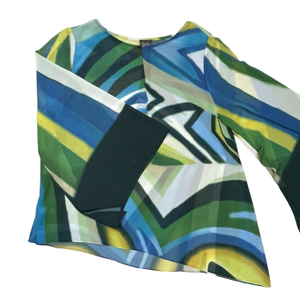 Chicos Chico's Travelers Chiffon Tunic Size 1 US M Size M / US 6-8 / IT 42-44 - 6 Thumbnail