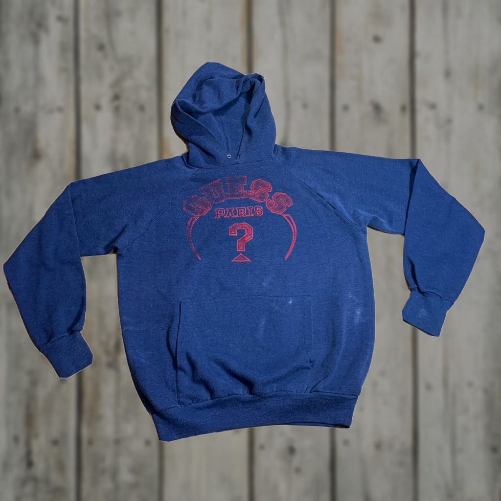 Guess Guess Paris Mens Medium Hoodie Sweatshirt VTG 80s Size Large Fits Smaller Size US M / EU 48-50 / 2 - 1 Thumbnail