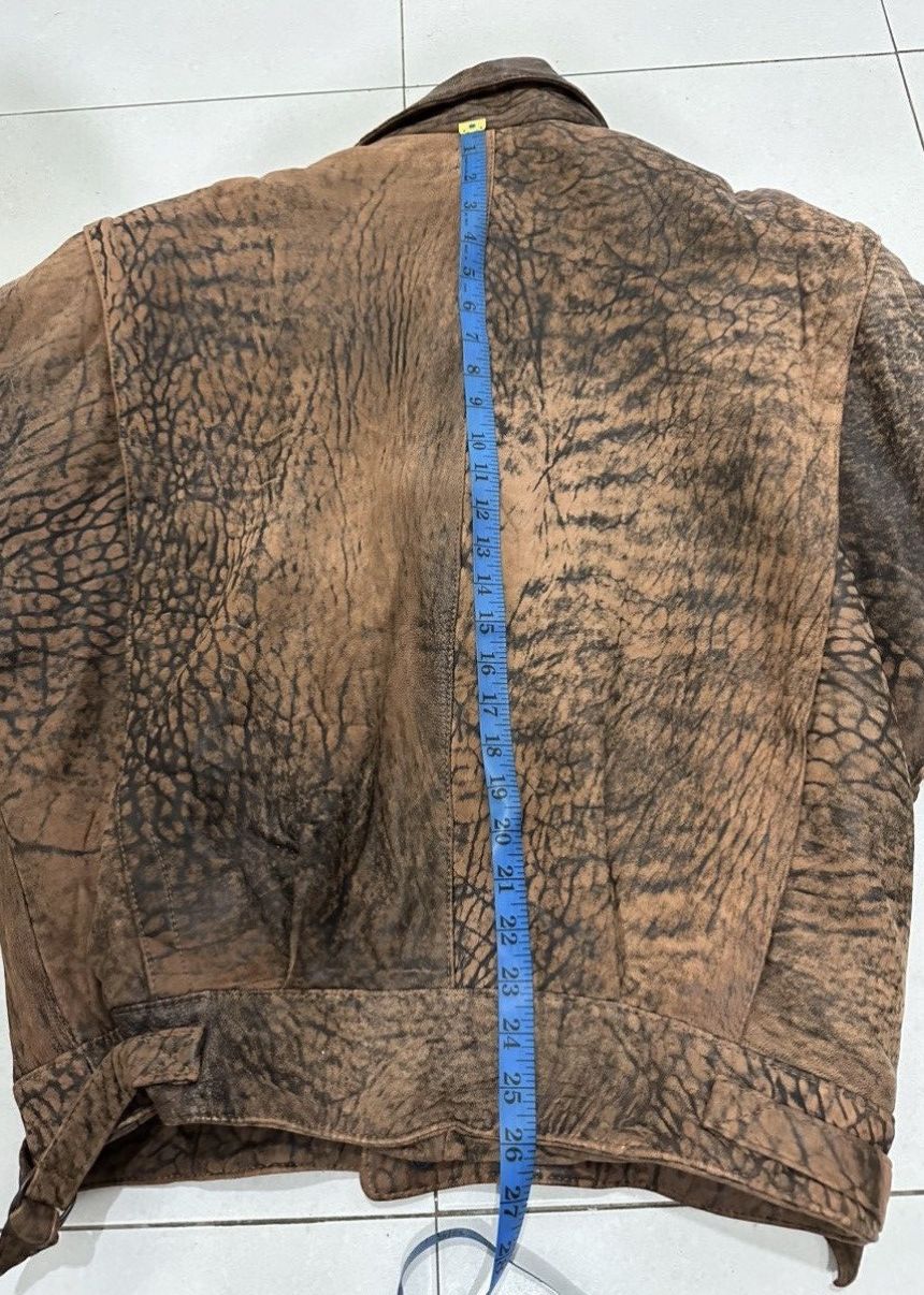 Japanese Brand 90’s Creazione Di Sirocco Leather Jacket Size US L / EU 52-54 / 3 - 13 Thumbnail