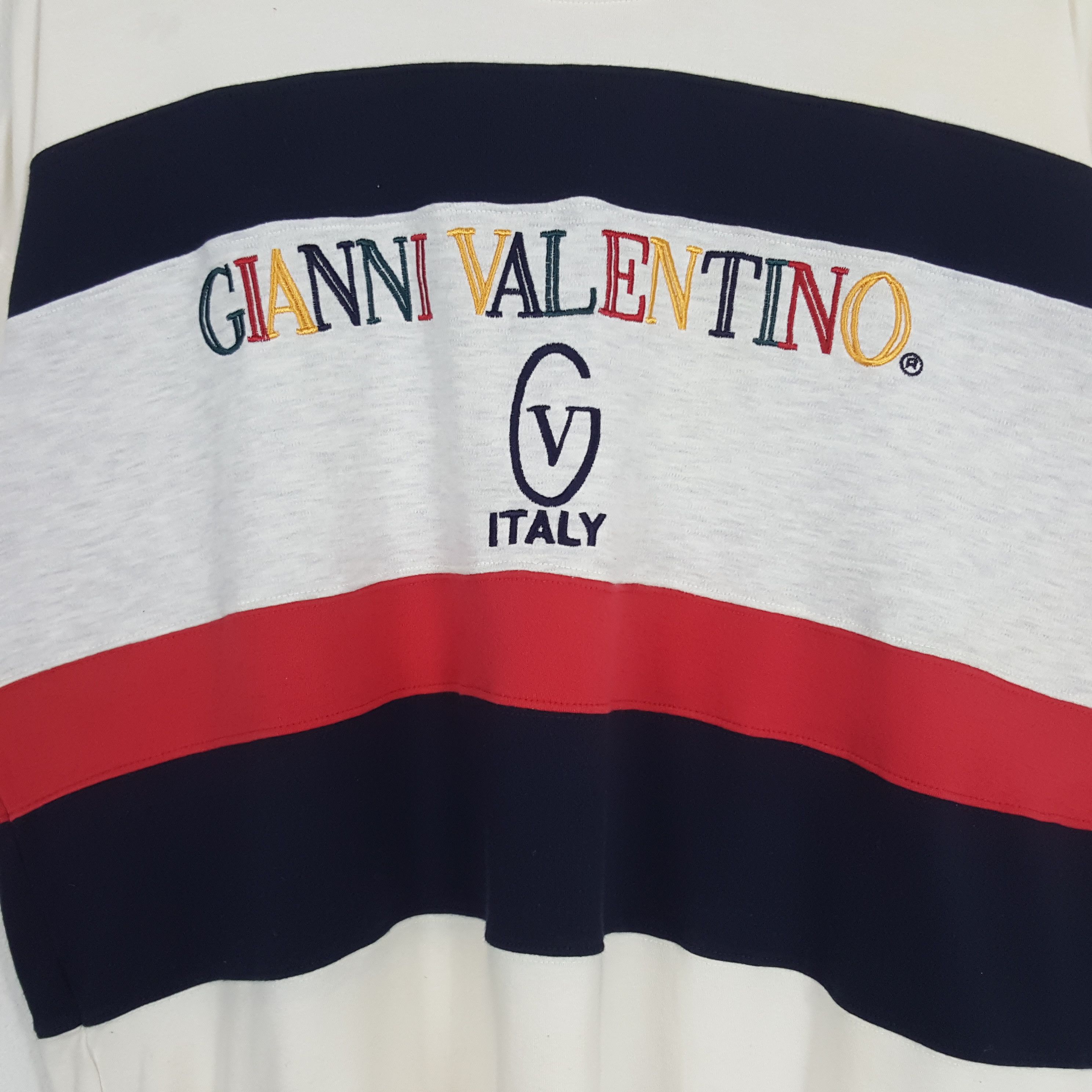 Gianni Valentino × Valentino × Vintage Vintage Gianni Valentino Italian Brand Baggy Tshirt Size US XXL / EU 58 / 5 - 2 Thumbnail