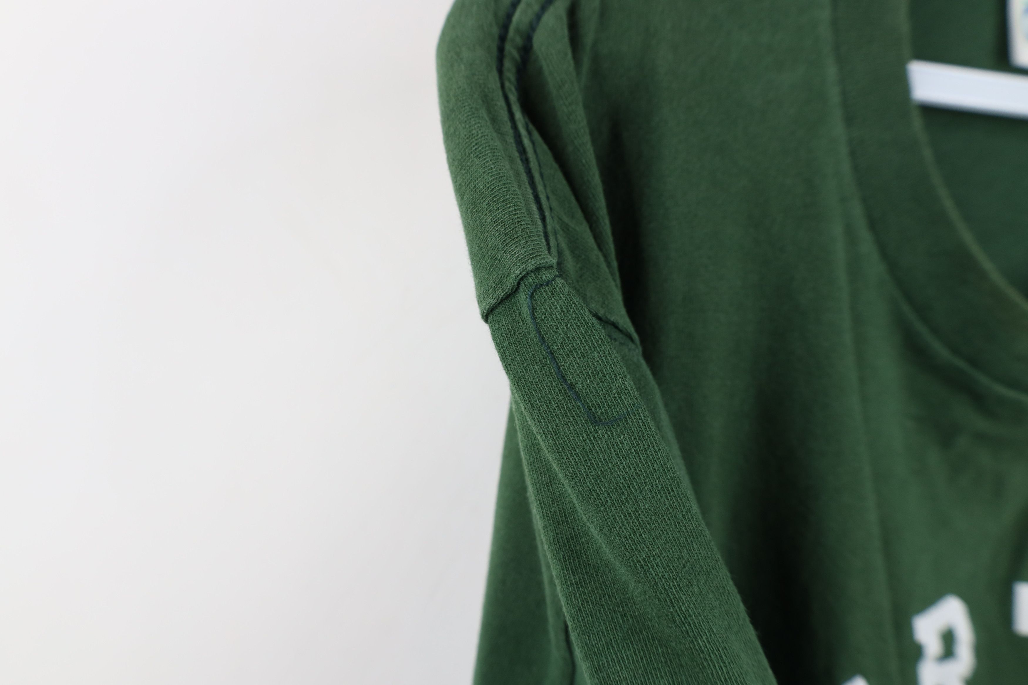 Vintage Vintage 90s Michigan State University T-Shirt Green USA Size US XL / EU 56 / 4 - 7 Thumbnail