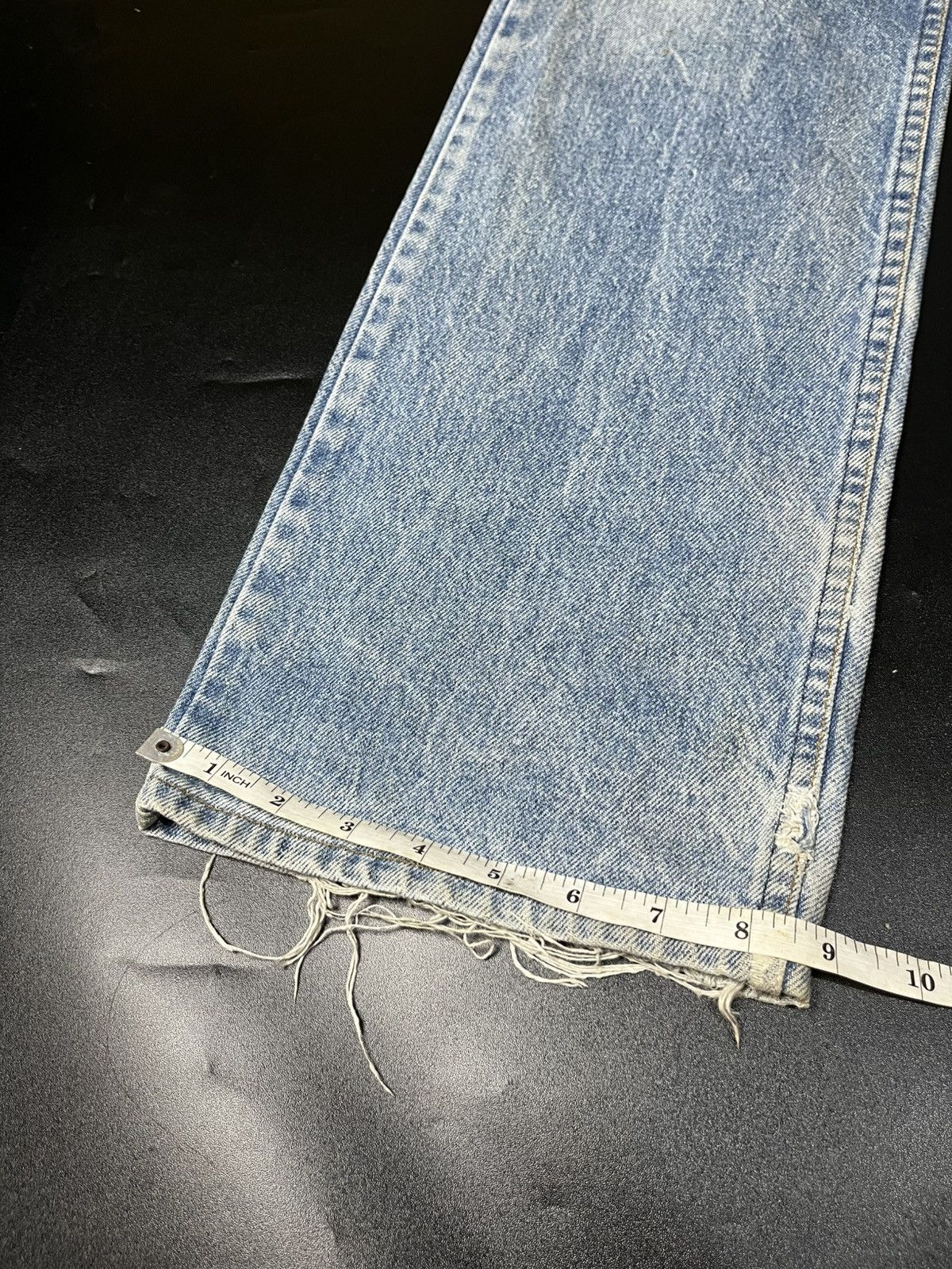 Levi's × Levi's Vintage Clothing 80s Vintage Levis 20517 Orange Tab Distressed Jeans Size US 32 / EU 48 - 20 Thumbnail