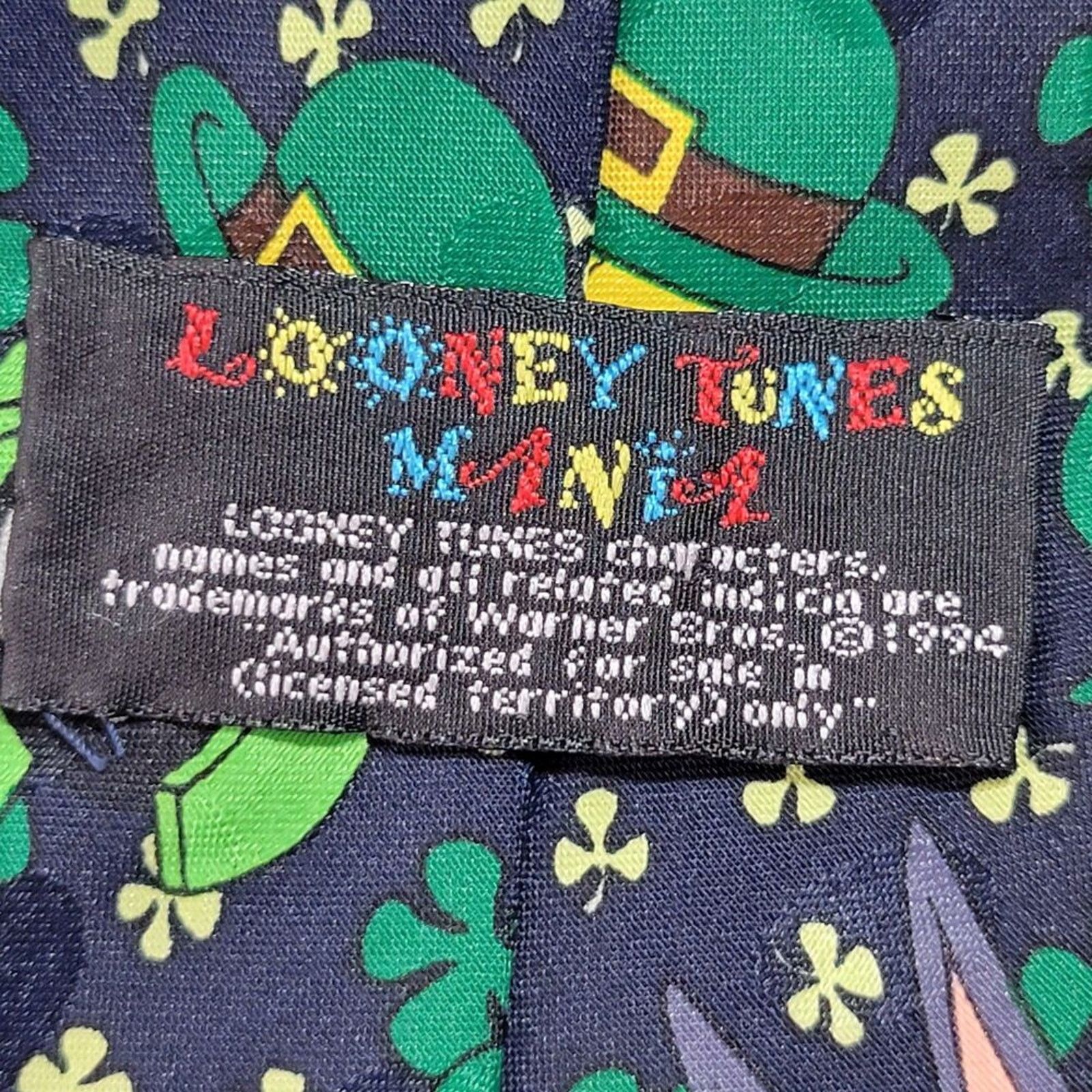 Other Looney Tunes Mania 1994 Tie Characters 100% Polyester Size ONE SIZE - 4 Thumbnail