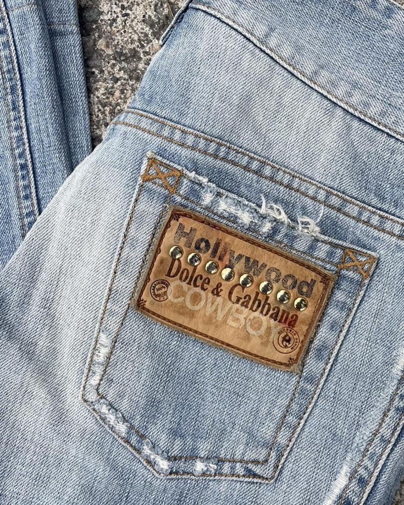 Dolce & Gabbana Dolce & Gabbana Hollywood Cowboy Jeans Size 26" / US 2 / IT 38 - 3 Thumbnail
