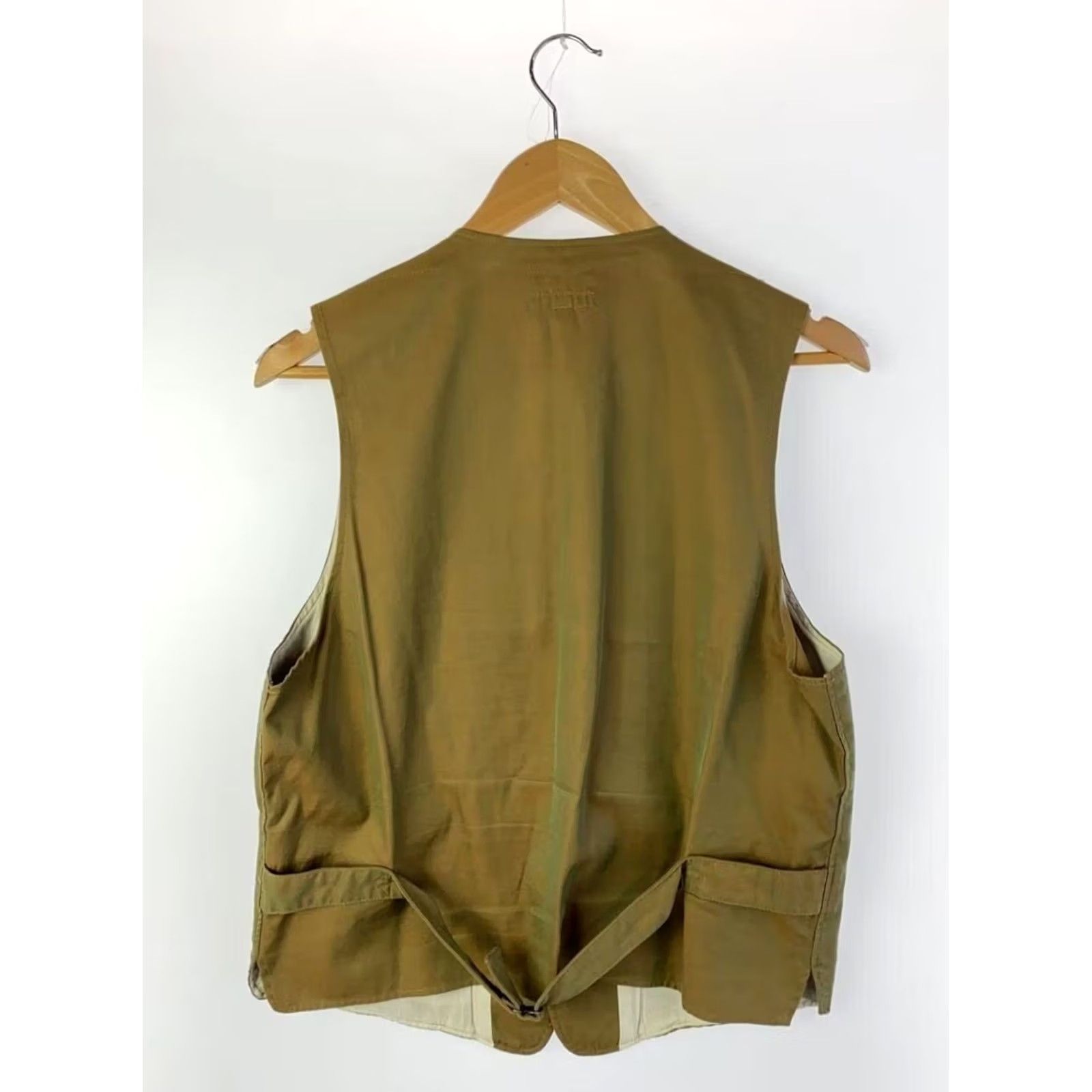 Engineered Garments Engineered Garments Vest Men M Cotton Camel Iridescent Solid Casual Used Short Front Button Vest Mens Size US M / EU 48-50 / 2 - 2 Thumbnail