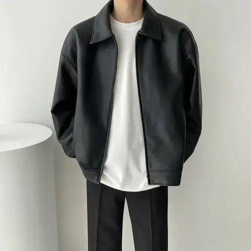 Japanese Brand × Vintage Artificial leather Hip Hop Gothic Rock Bomber Jacket Coat Size US L / EU 52-54 / 3 - 3 Thumbnail