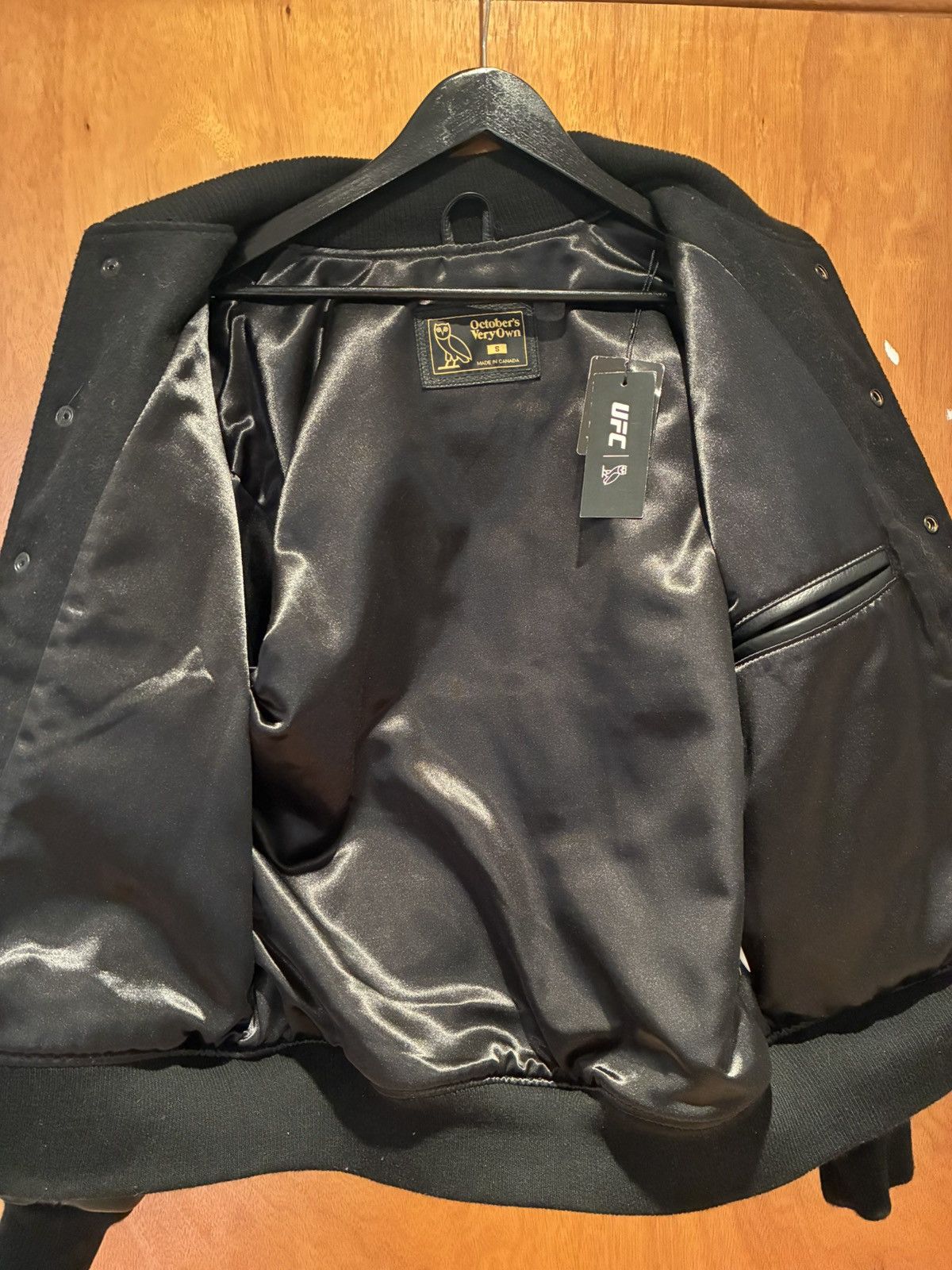October's Very Own Iceman Drake x UFC Championship Varsity Leather Jacket Size US S / EU 44-46 / 1 - 5 Thumbnail