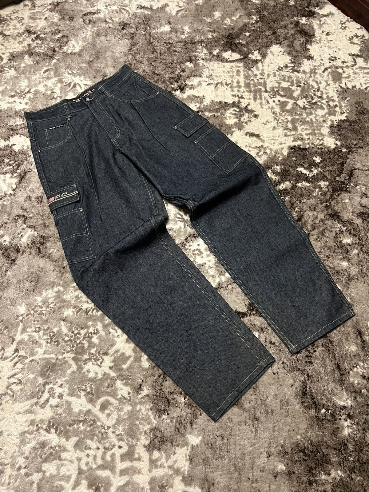 Vintage Vintage Beverly Hills Wu-tang style Carpenter Baggy jeans Size US 34 / EU 50 - 3 Thumbnail